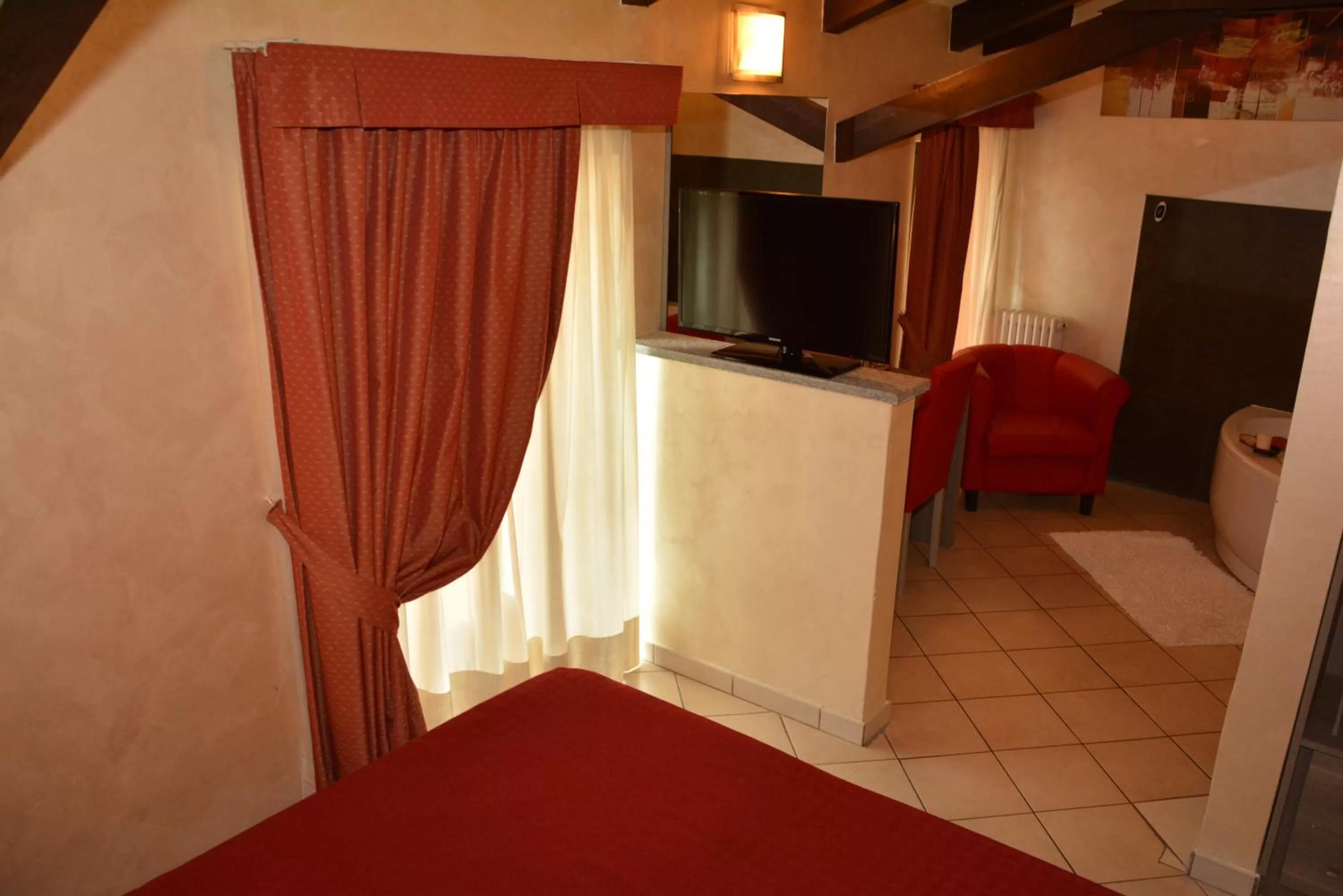 Decorative detail in Hotel Villa Glicini