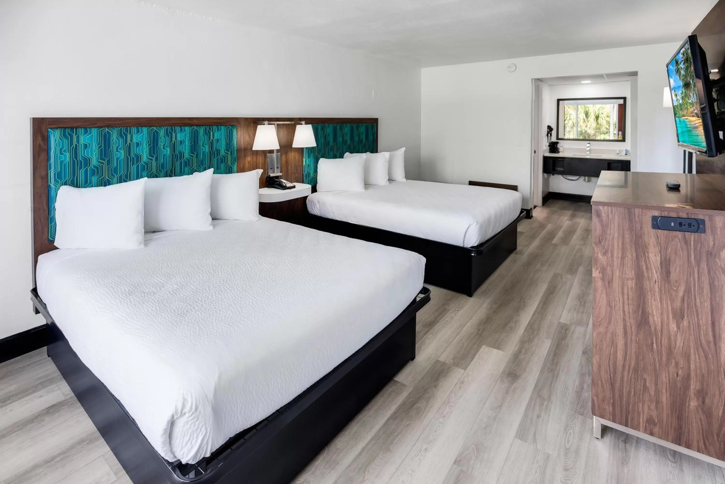 Sea view, Bed in Blu Atlantic Hotel & Suites