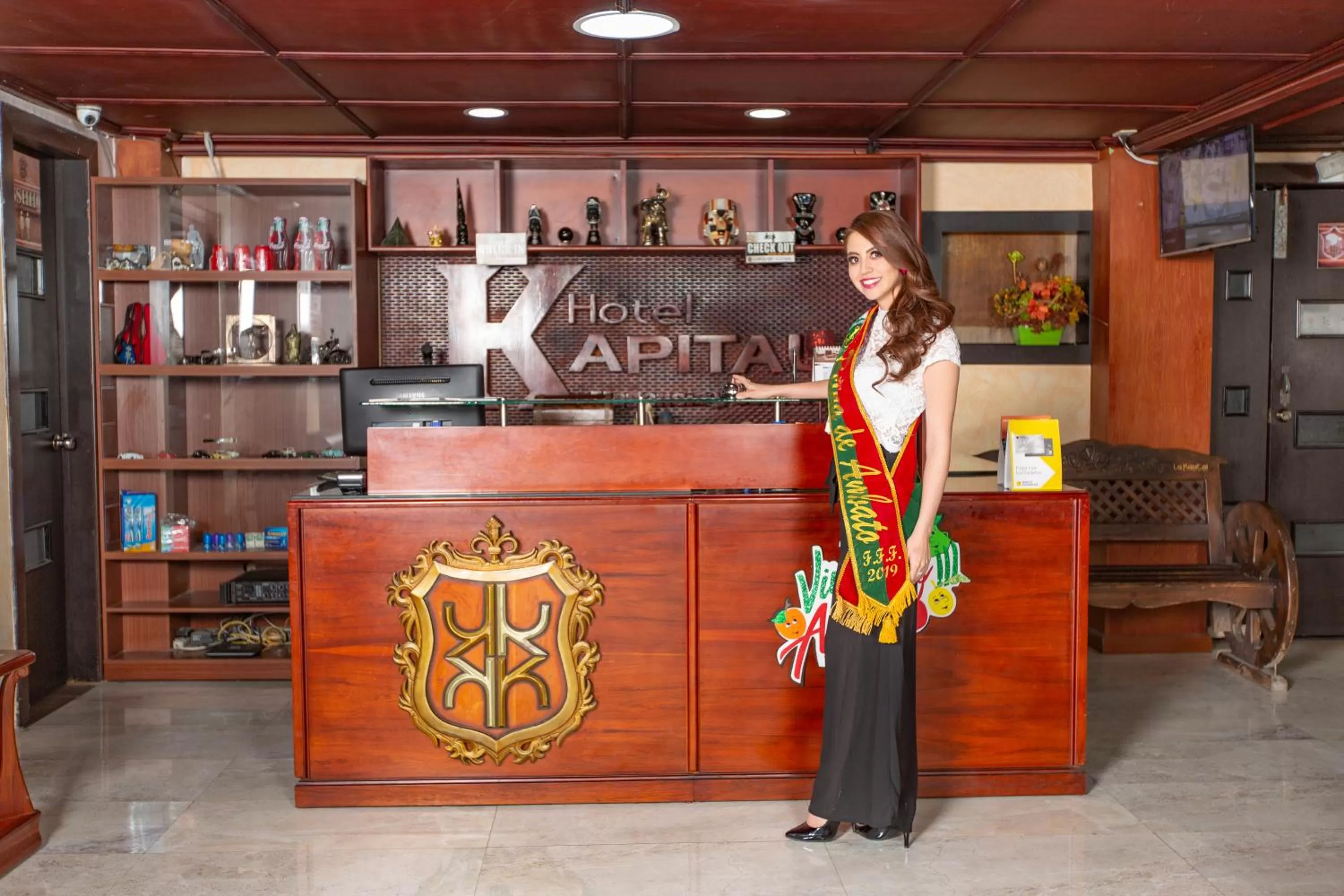 Lobby or reception in La Kapital Hotel