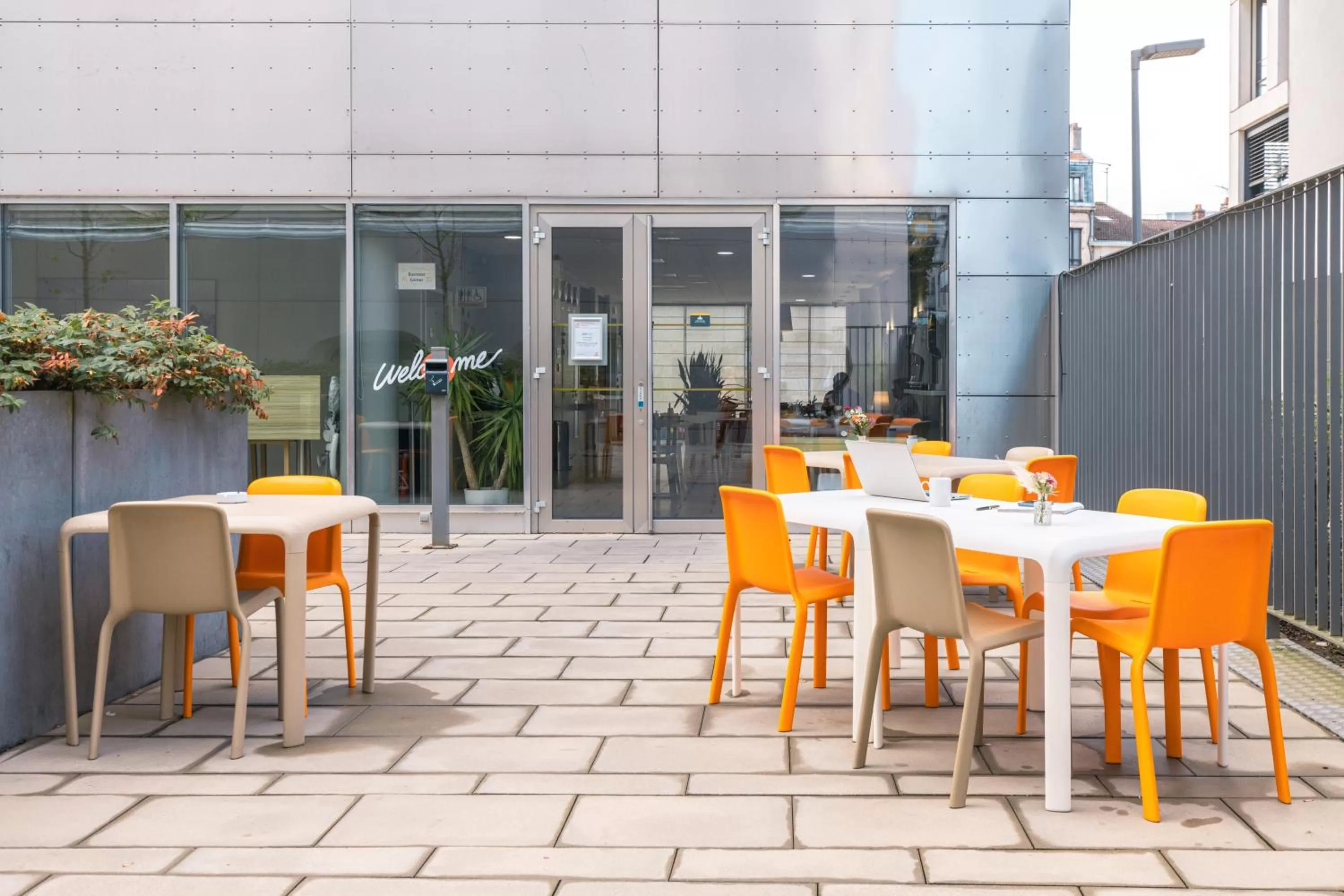 Patio in Aparthotel Adagio Access Nancy Centre