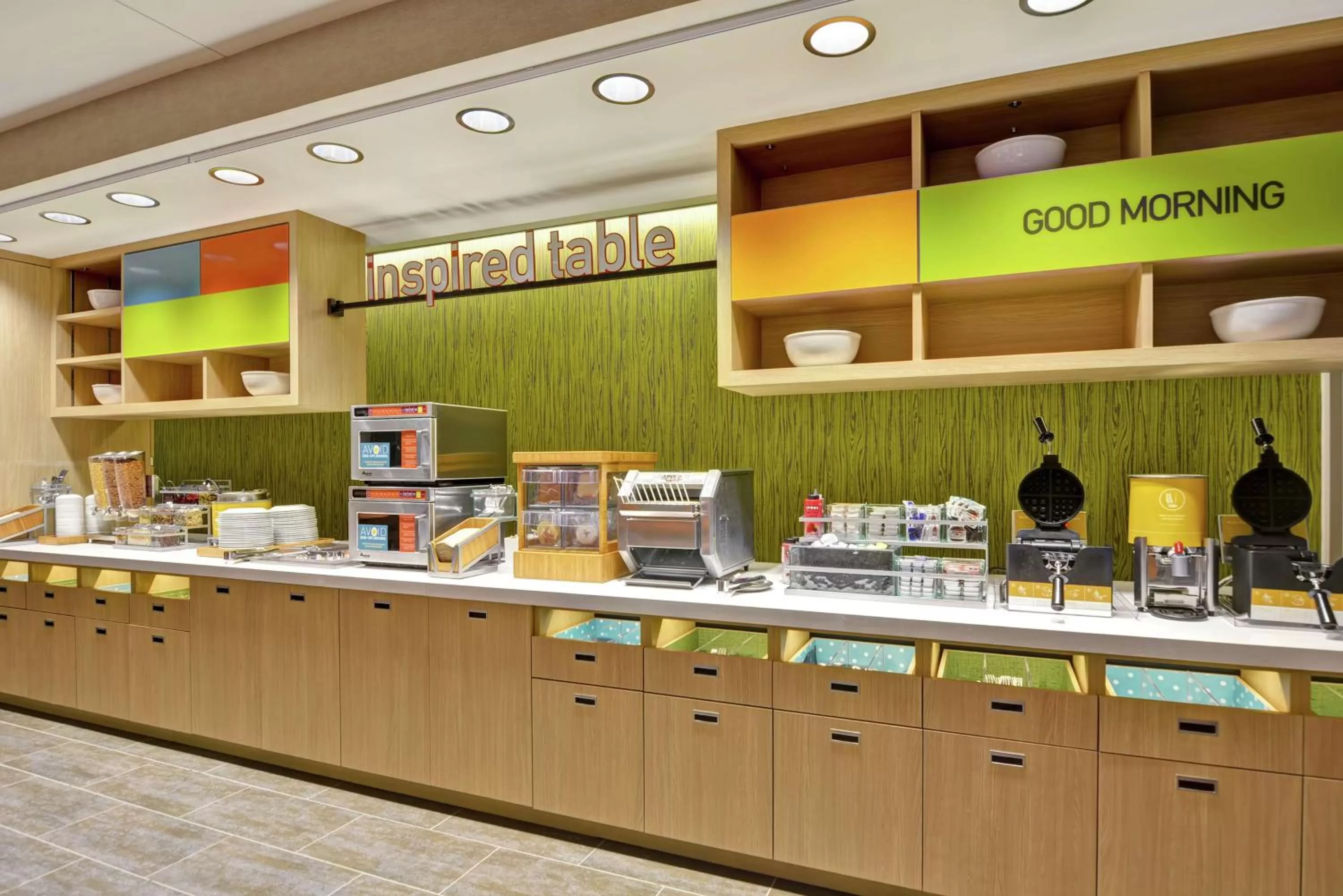 Breakfast in Home2 Suites By Hilton Madison Huntsville Airport