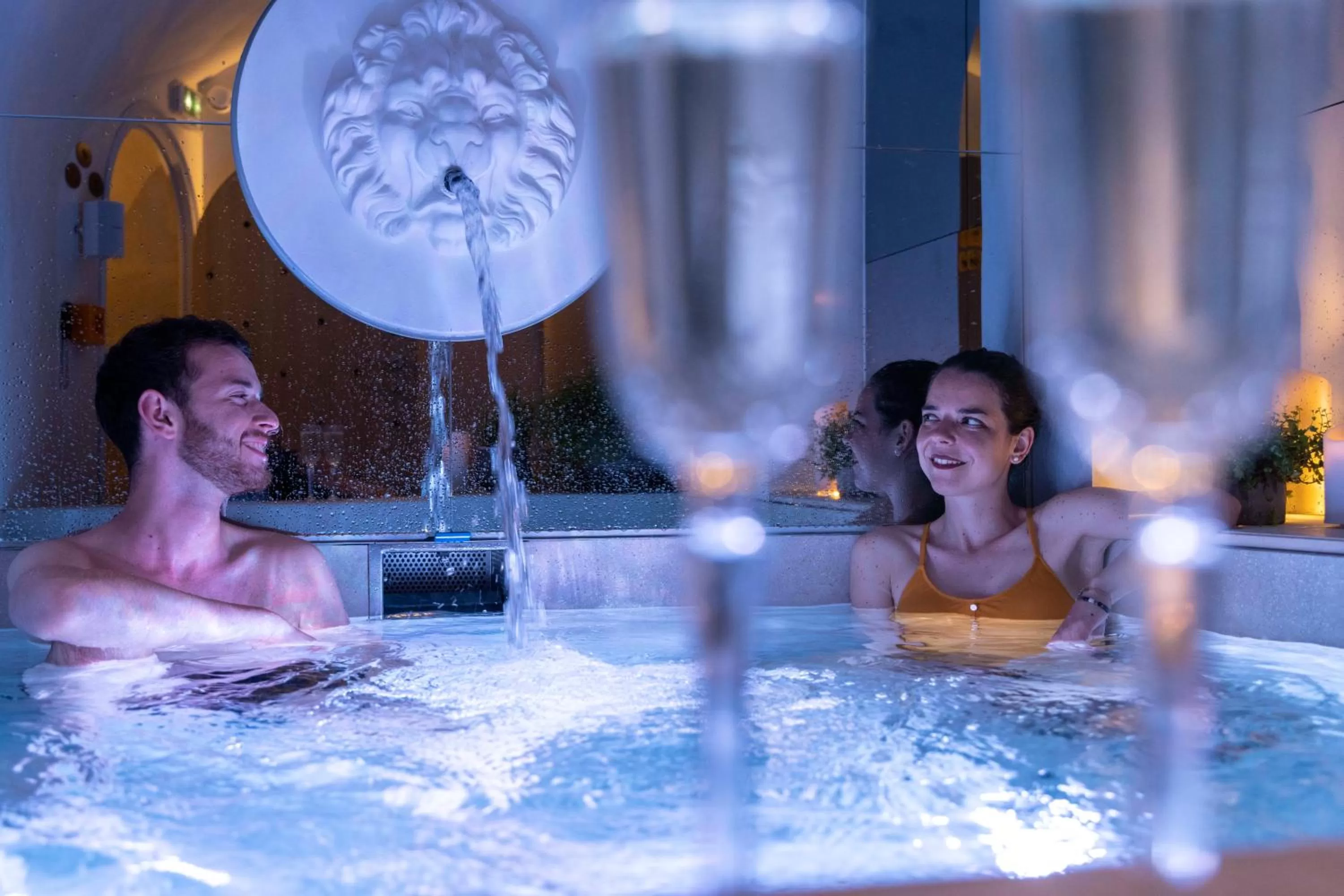 Spa and wellness centre/facilities in Hôtel Vinci Due & Spa