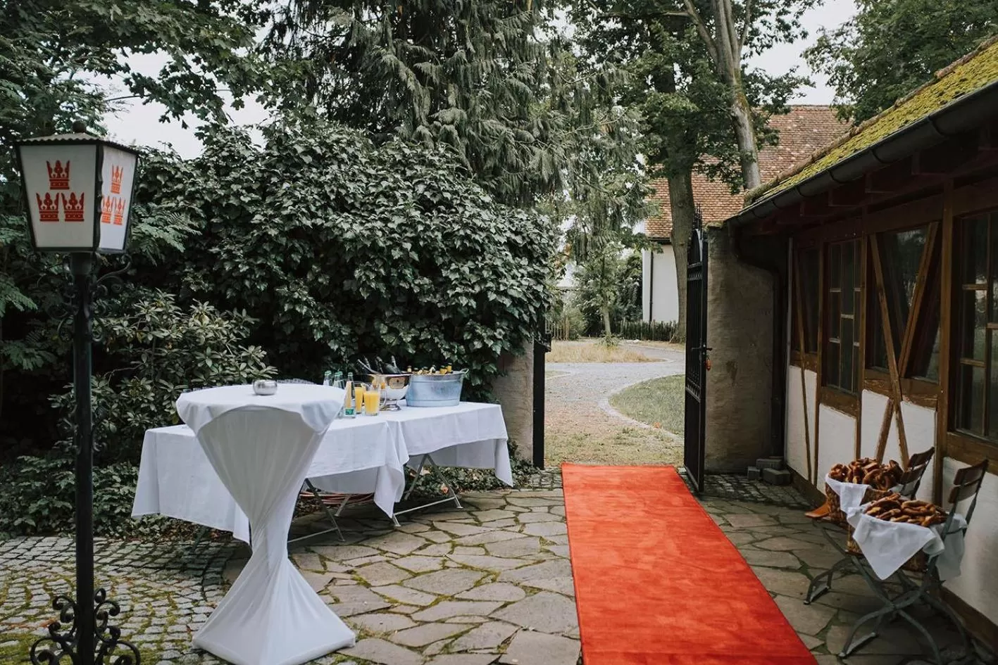 Garden, Restaurant/Places to Eat in Landhotel 3Kronen