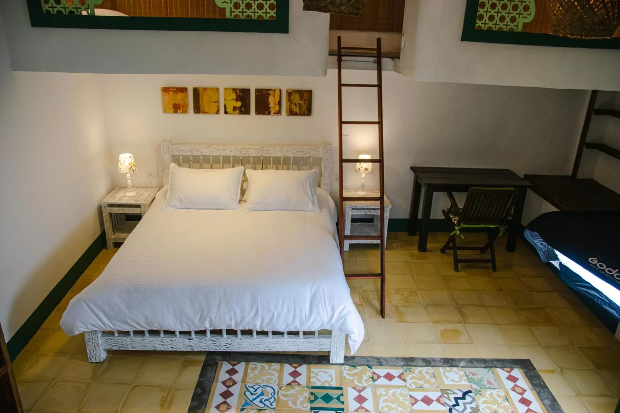 Bed in El Despertar Hotel