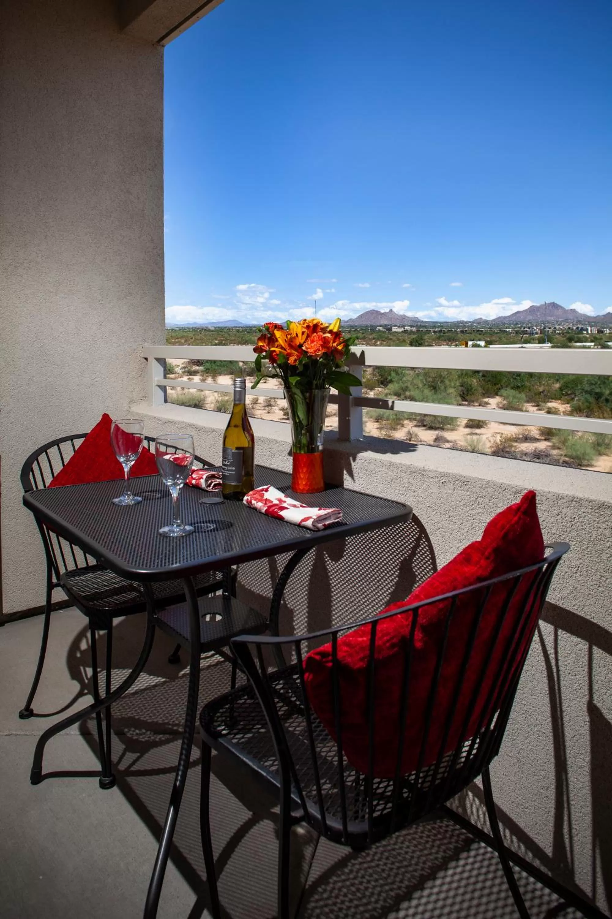 Patio in Luxury Condos by Meridian CondoResorts- Scottsdale