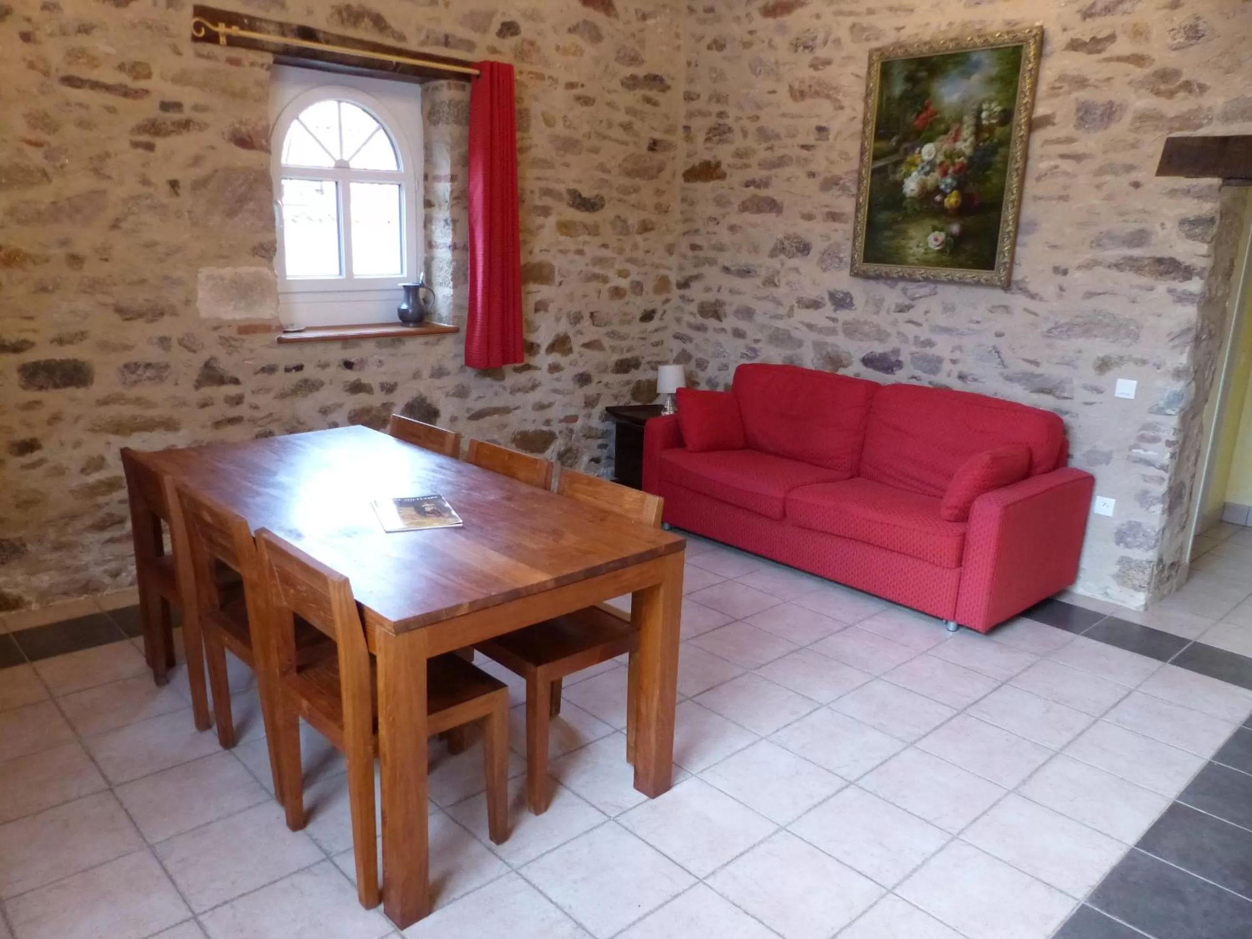 Living room in B&B Domaine de La Corbe