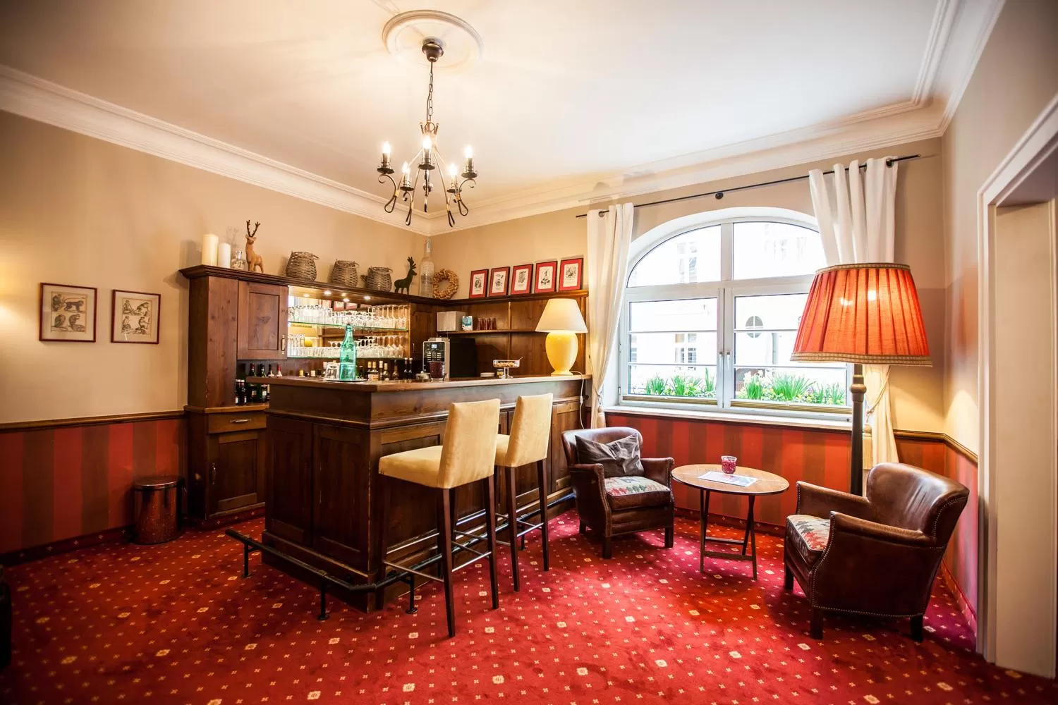 Communal lounge/ TV room in Hotel Markus Sittikus Salzburg