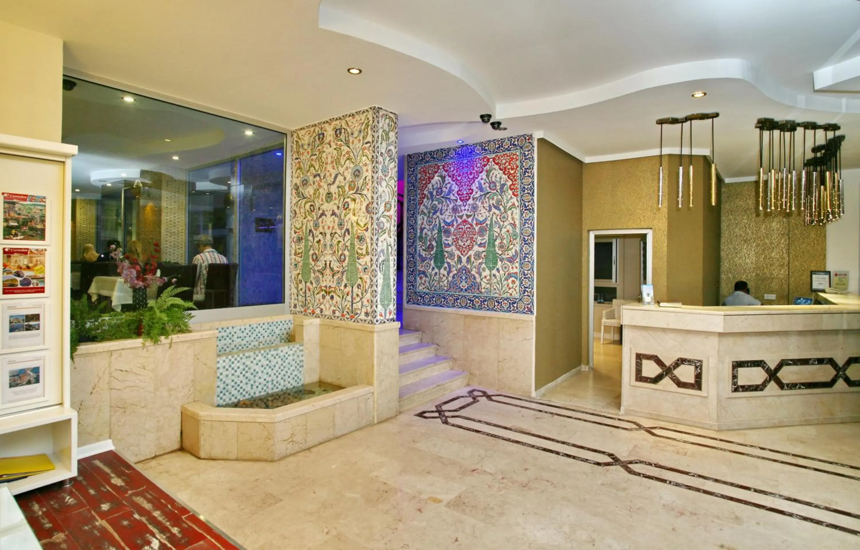 Lobby or reception in Kleopatra Celine Hotel