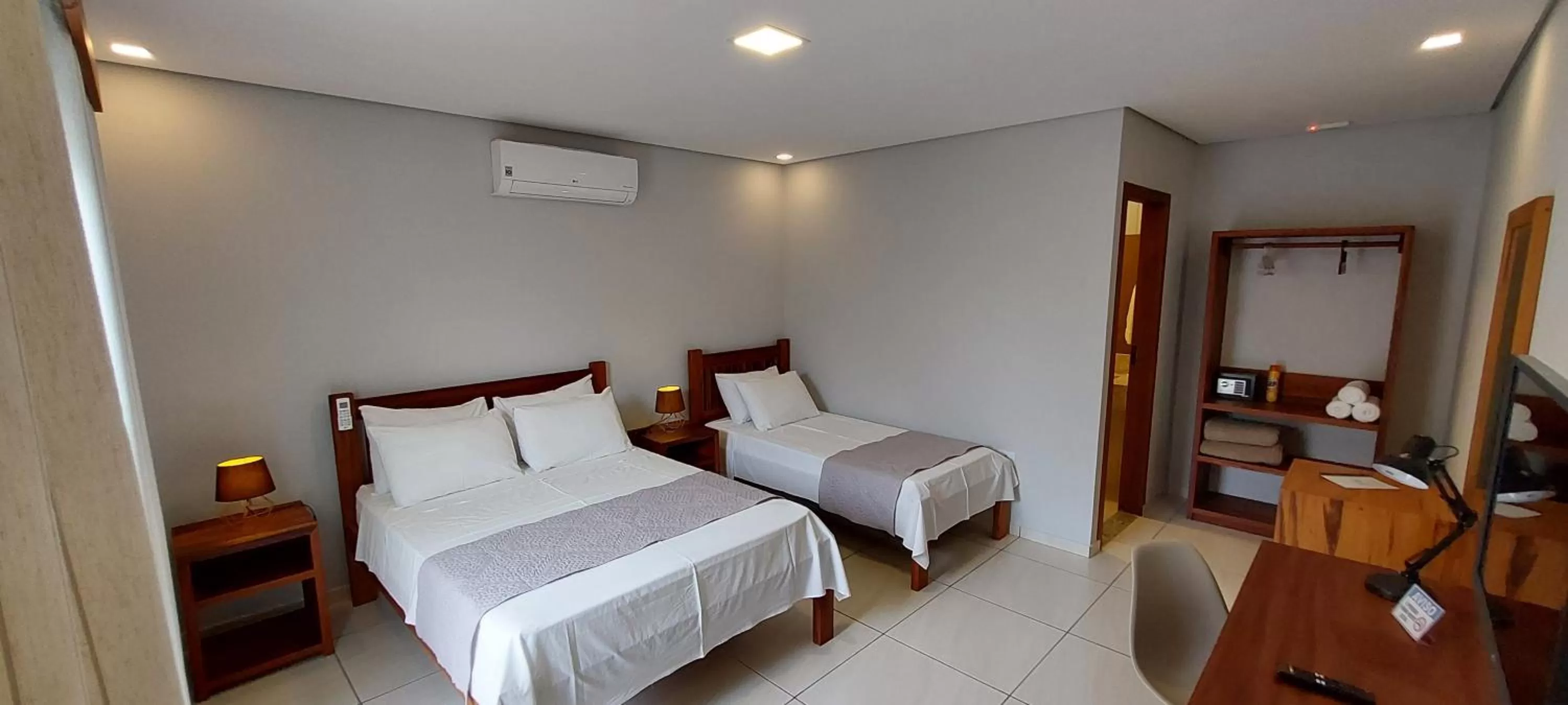 Bed in Pousada das Saíras