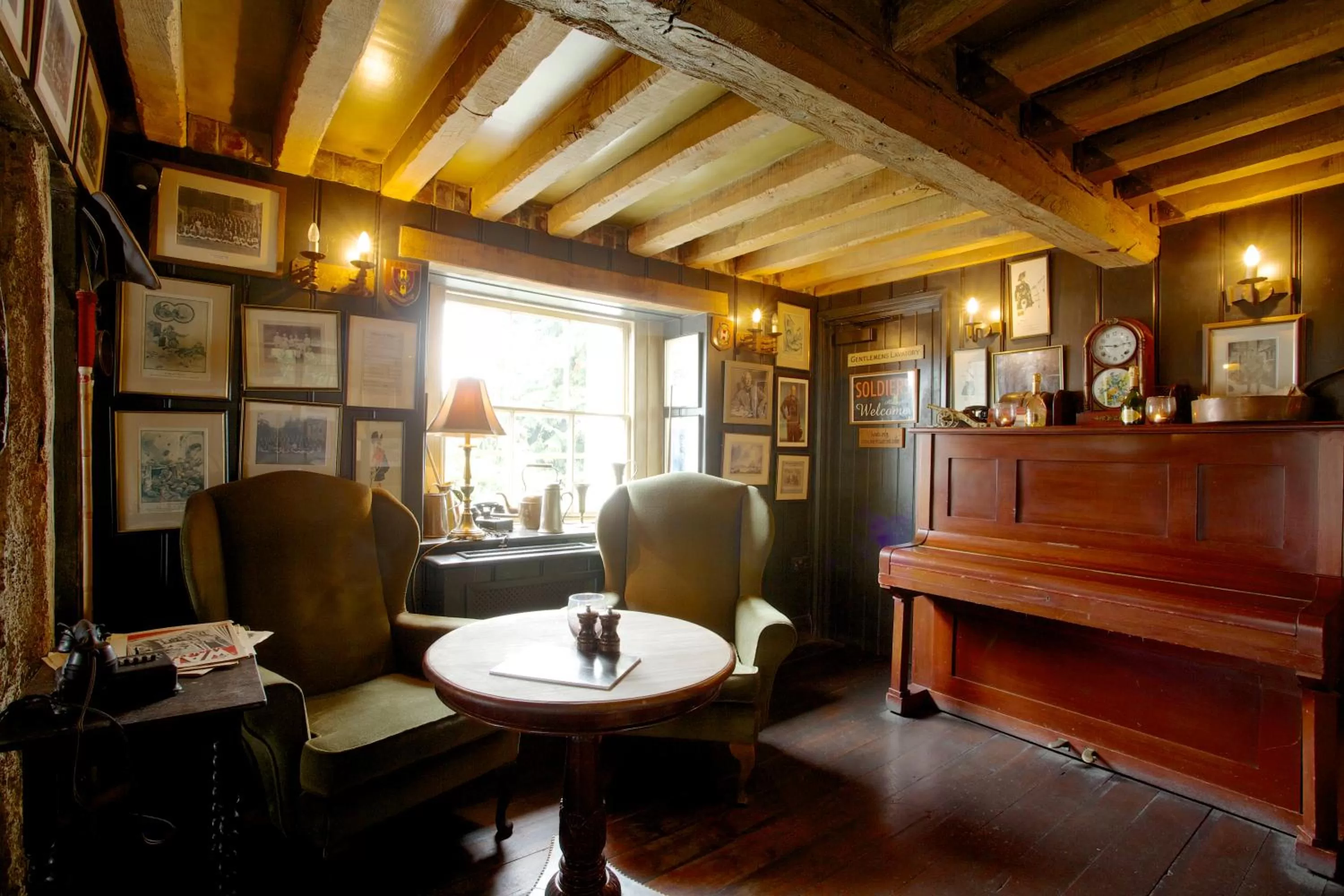 Seating area in The Anchor Inn