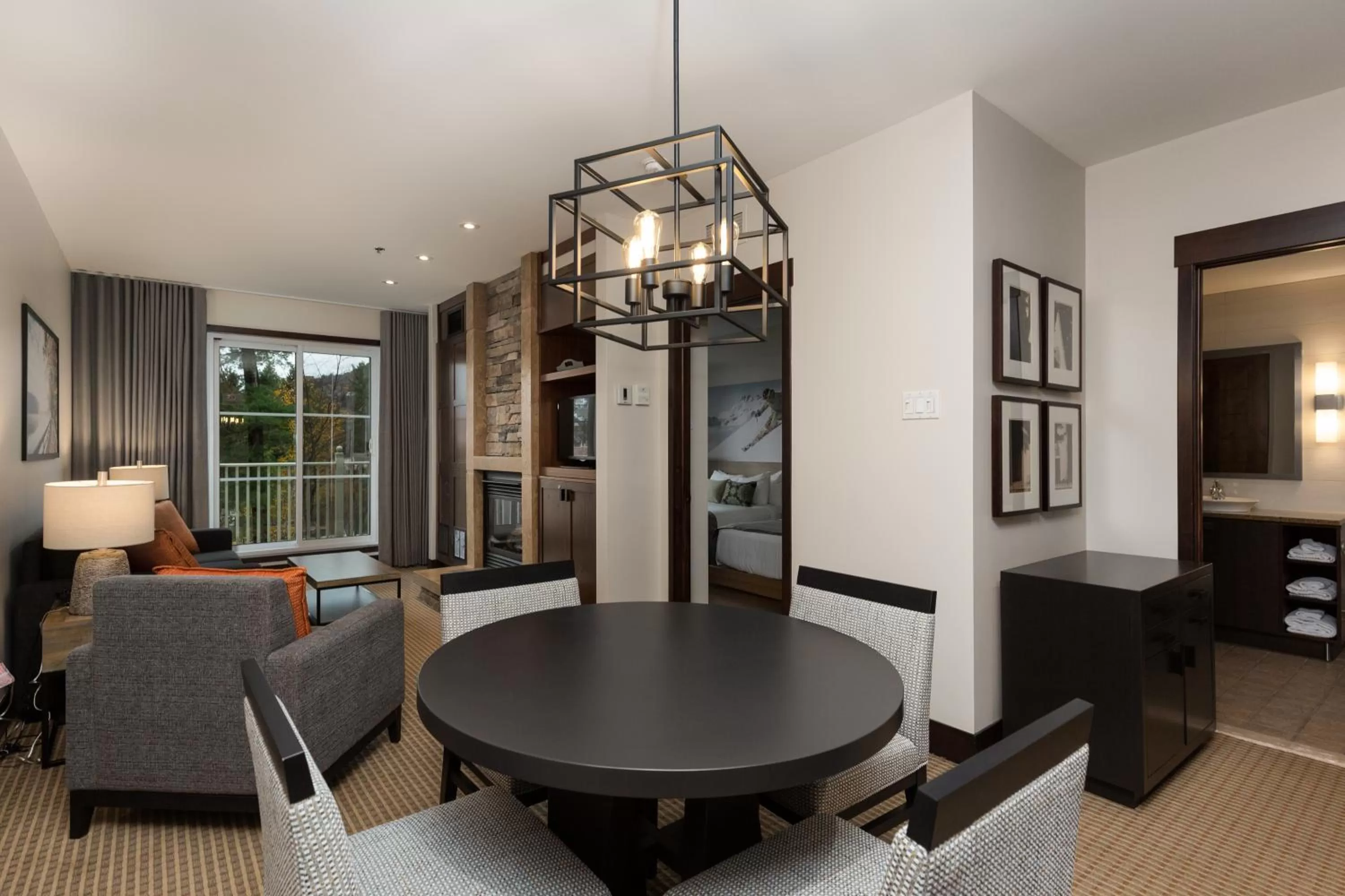 Living room in Ermitage du Lac