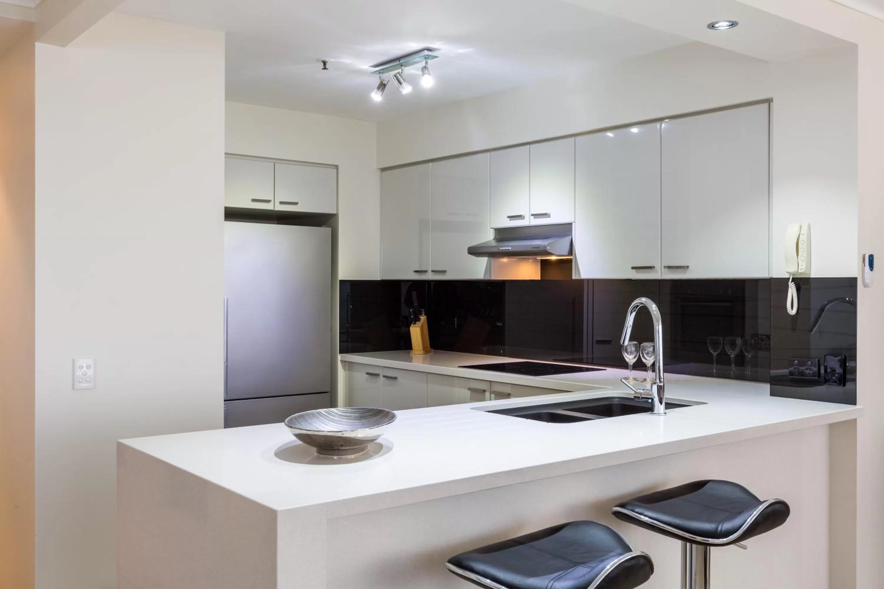 Kitchen or kitchenette in Belle Maison Apartments - Official