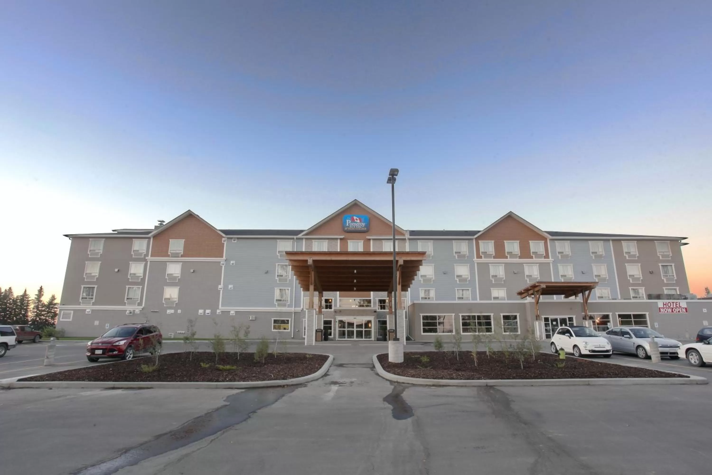 Property building in Pomeroy Inn & Suites at Olds College