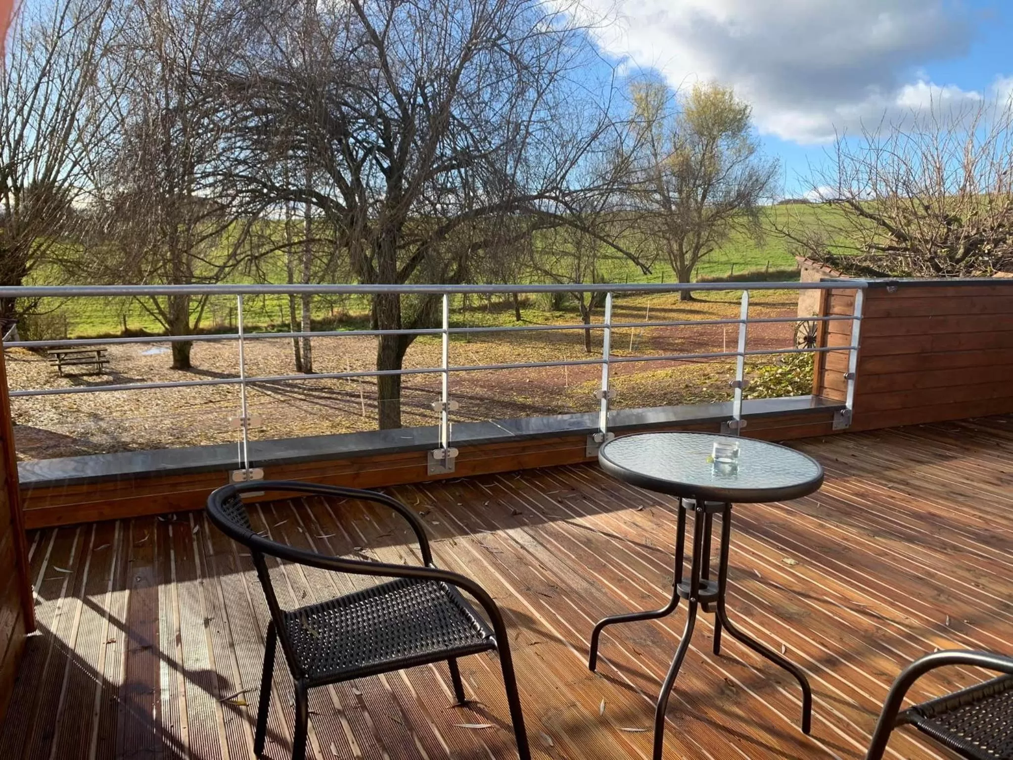 Balcony/Terrace in Domaine de Jarentin - Chambres d'hôtes