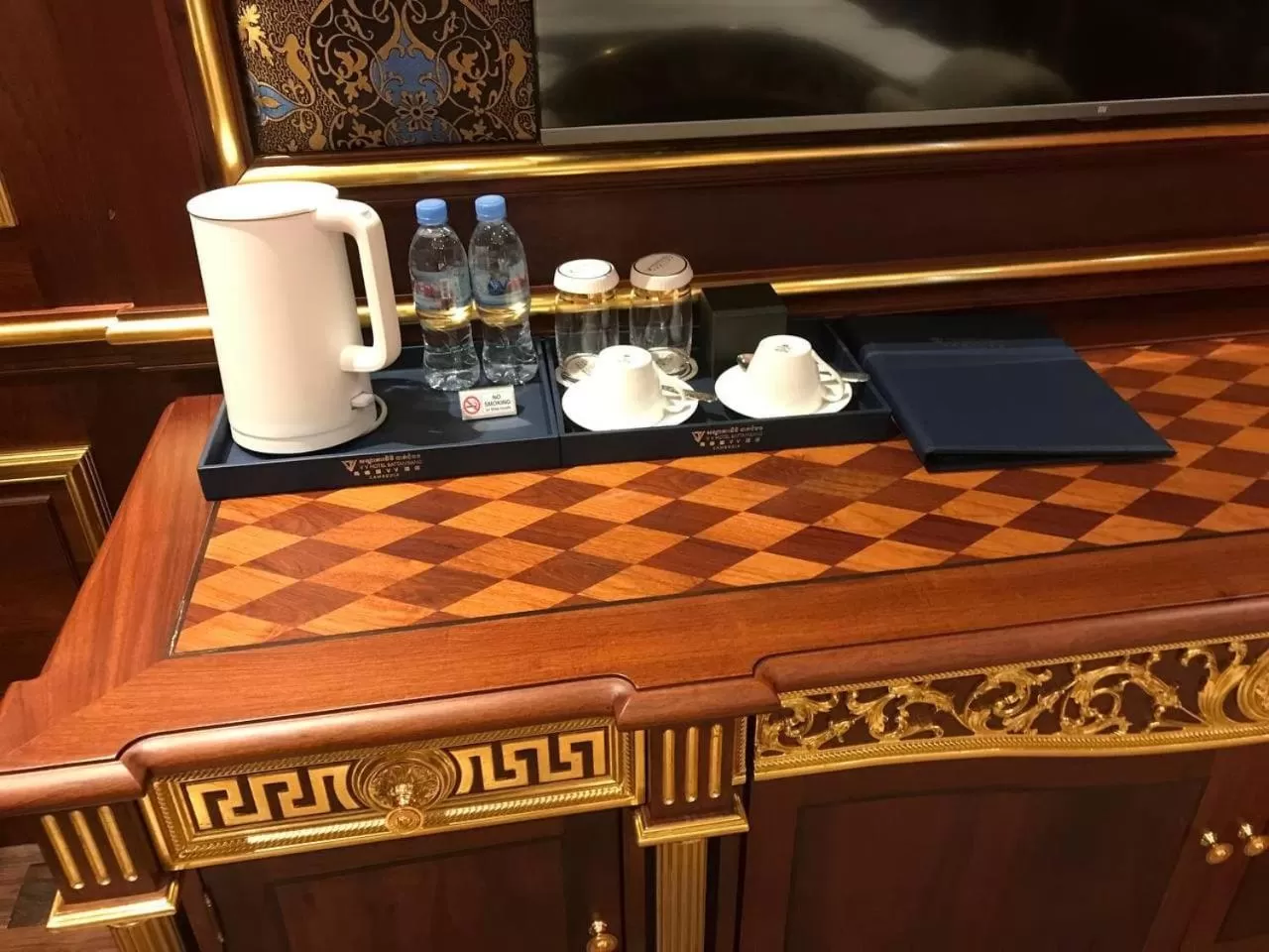 Golden Suite Room with City View in V V Hotel Battambang