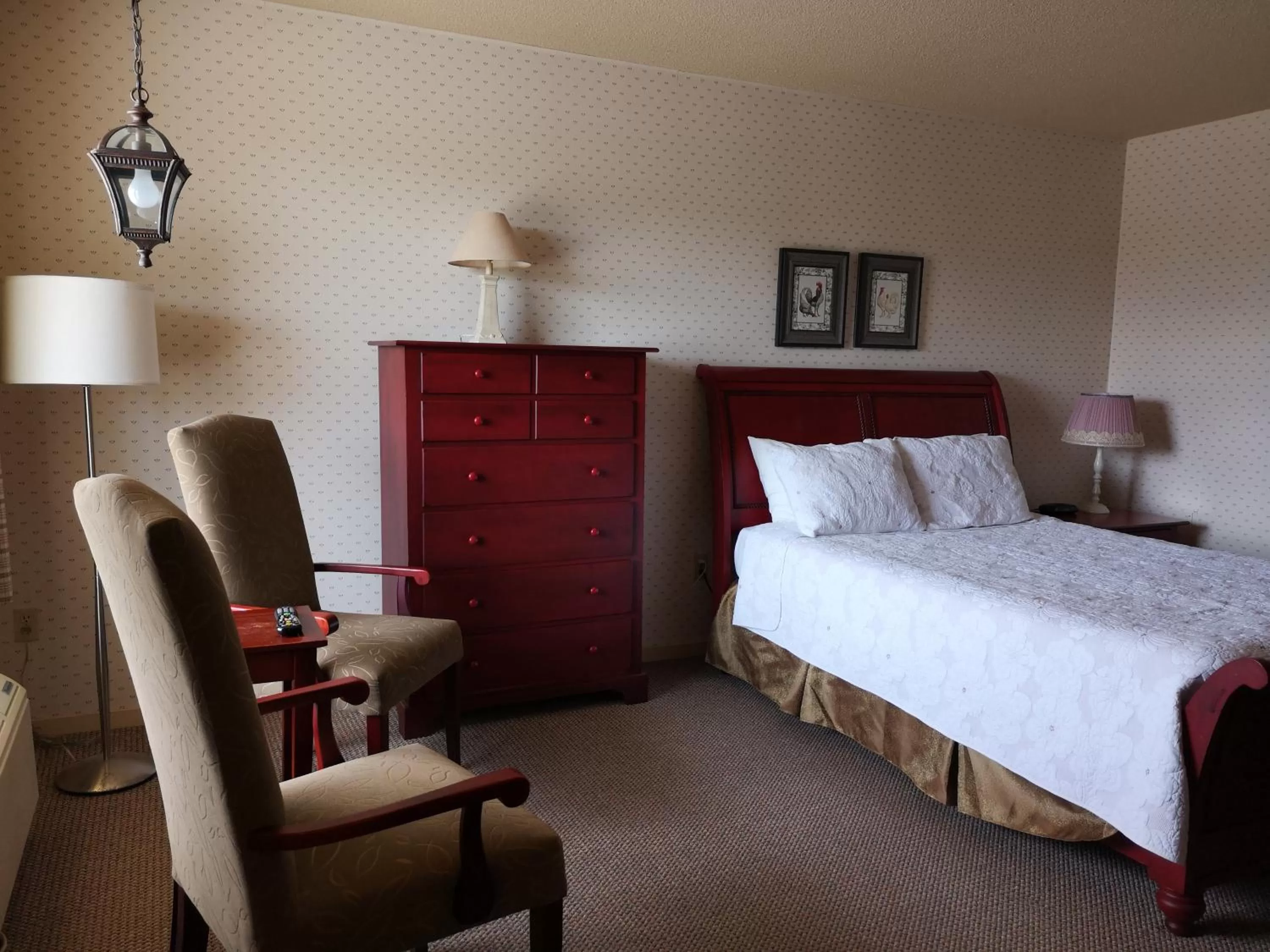 Bed in Hotellerie Jardins de Ville