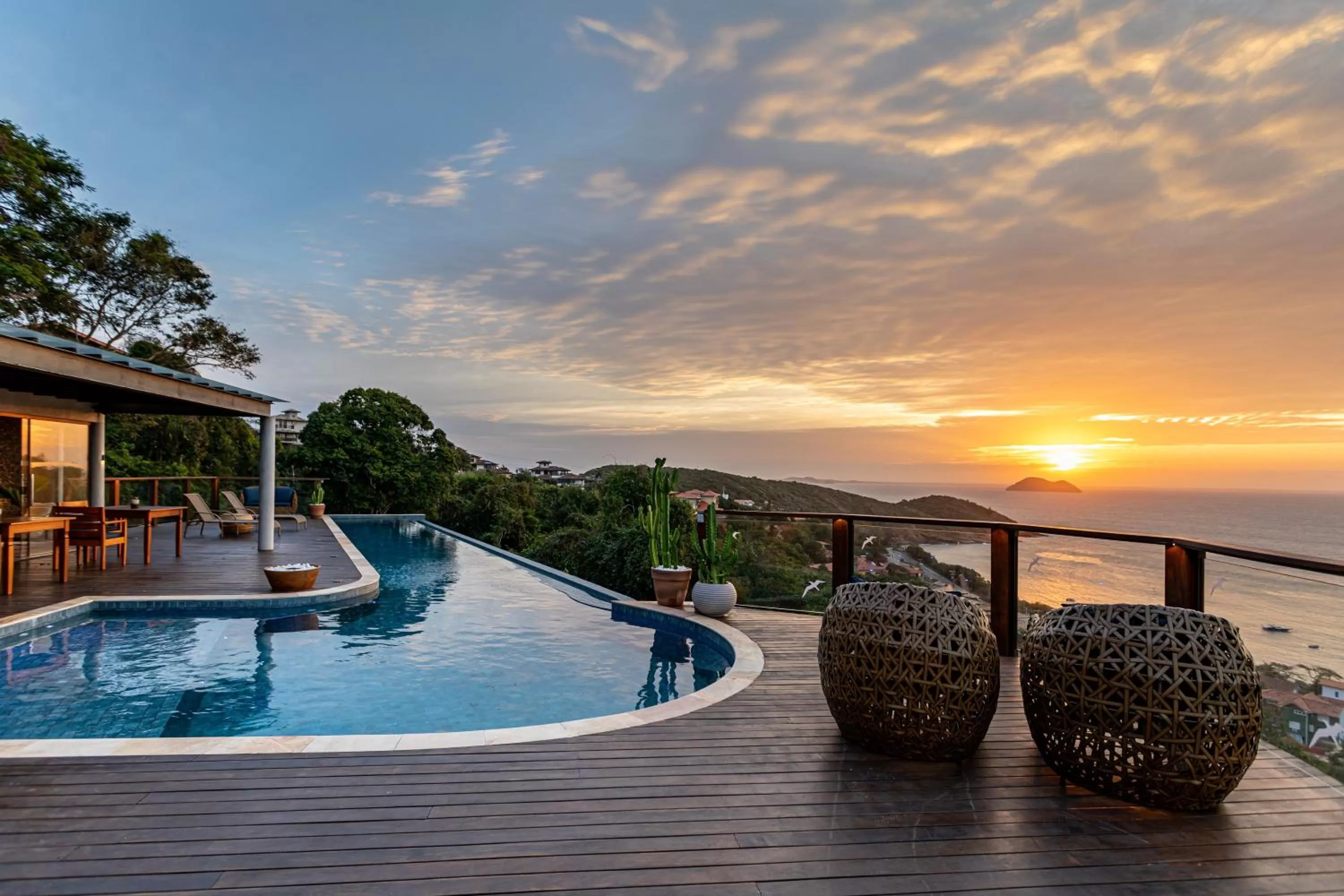 Pool view in Casa Mirador Boutique Hotel
