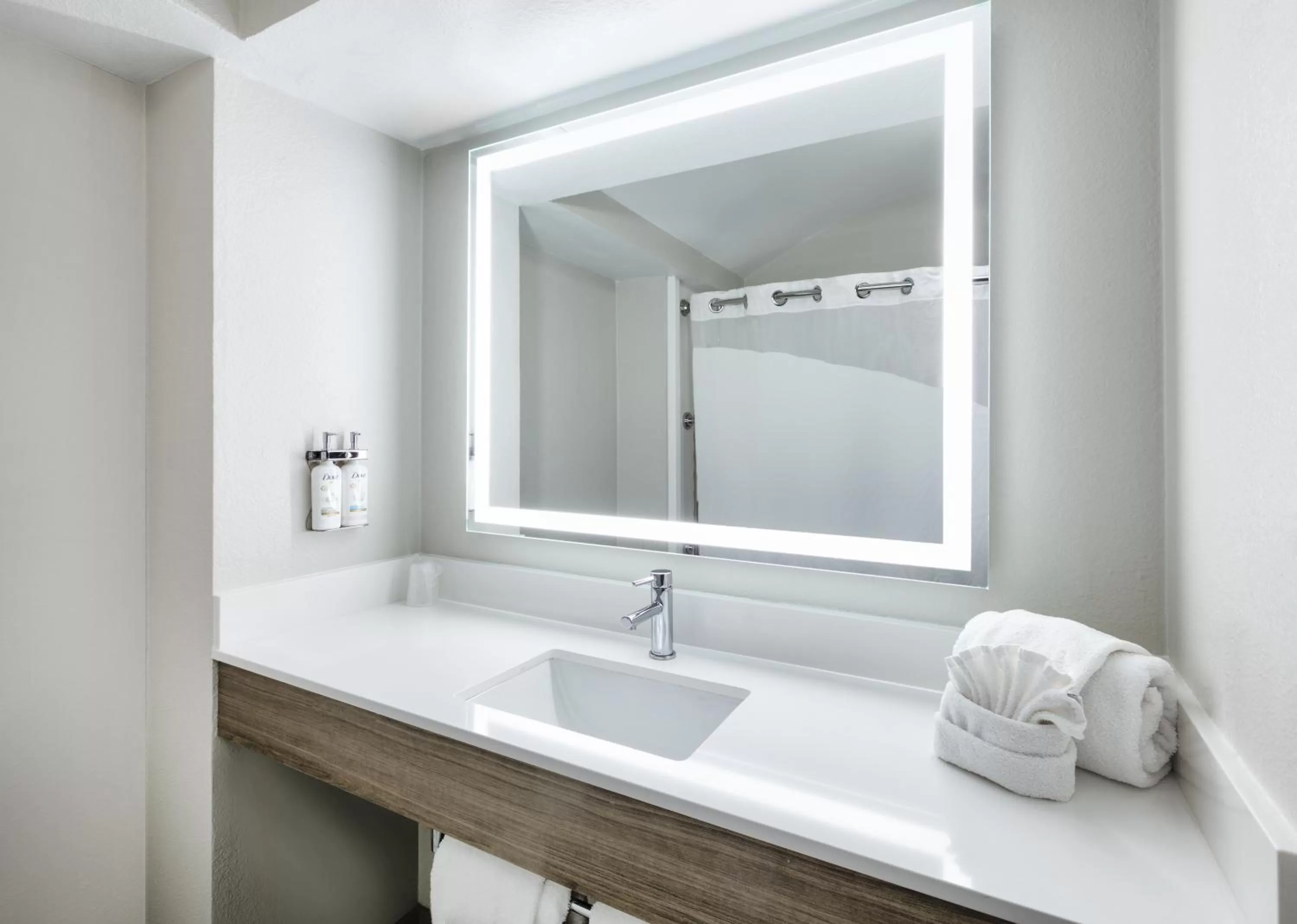 Bathroom in Holiday Inn Express & Suites DALLAS PARK CENTRAL NORTHEAST by IHG