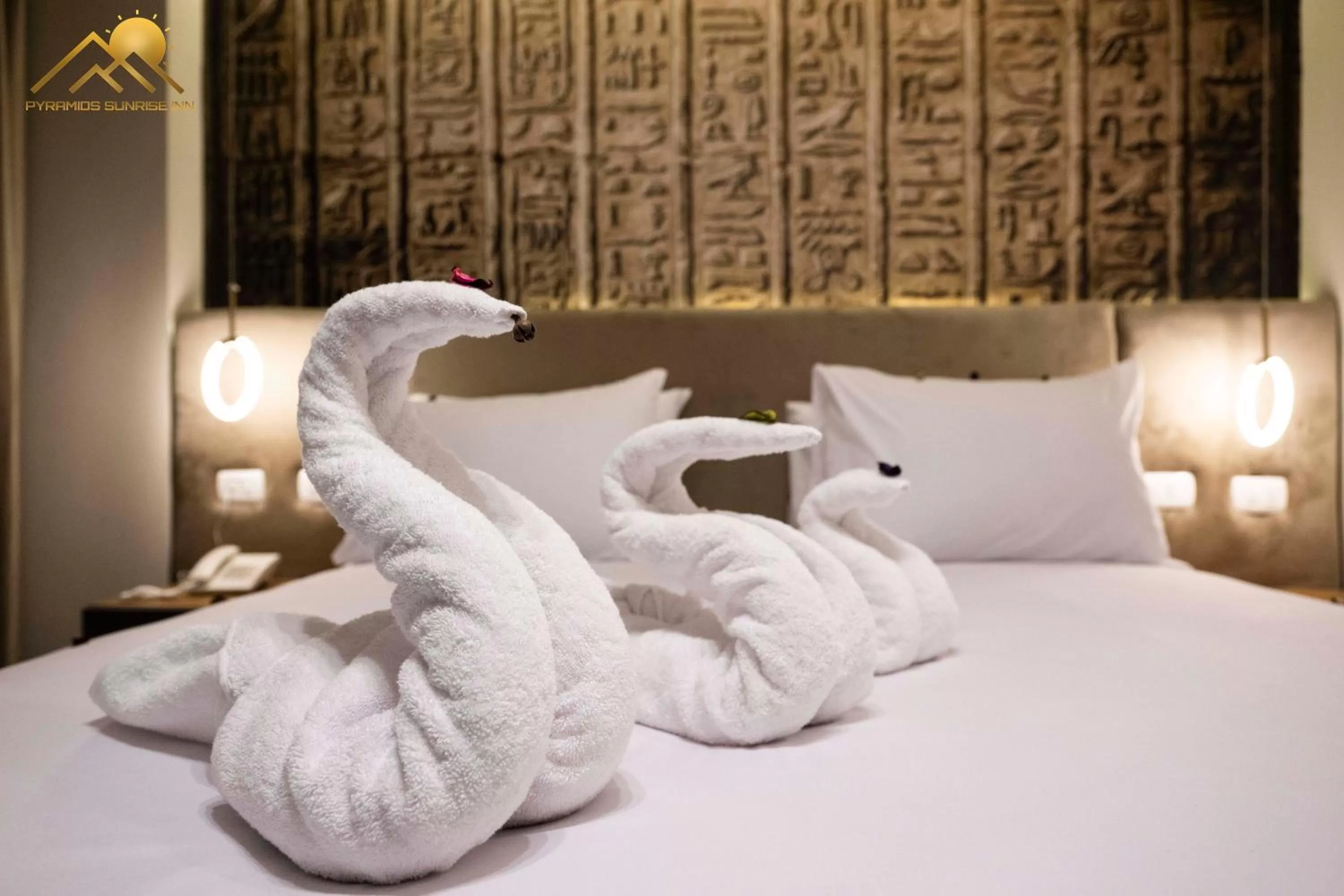 Bed in Pyramids sunrise inn