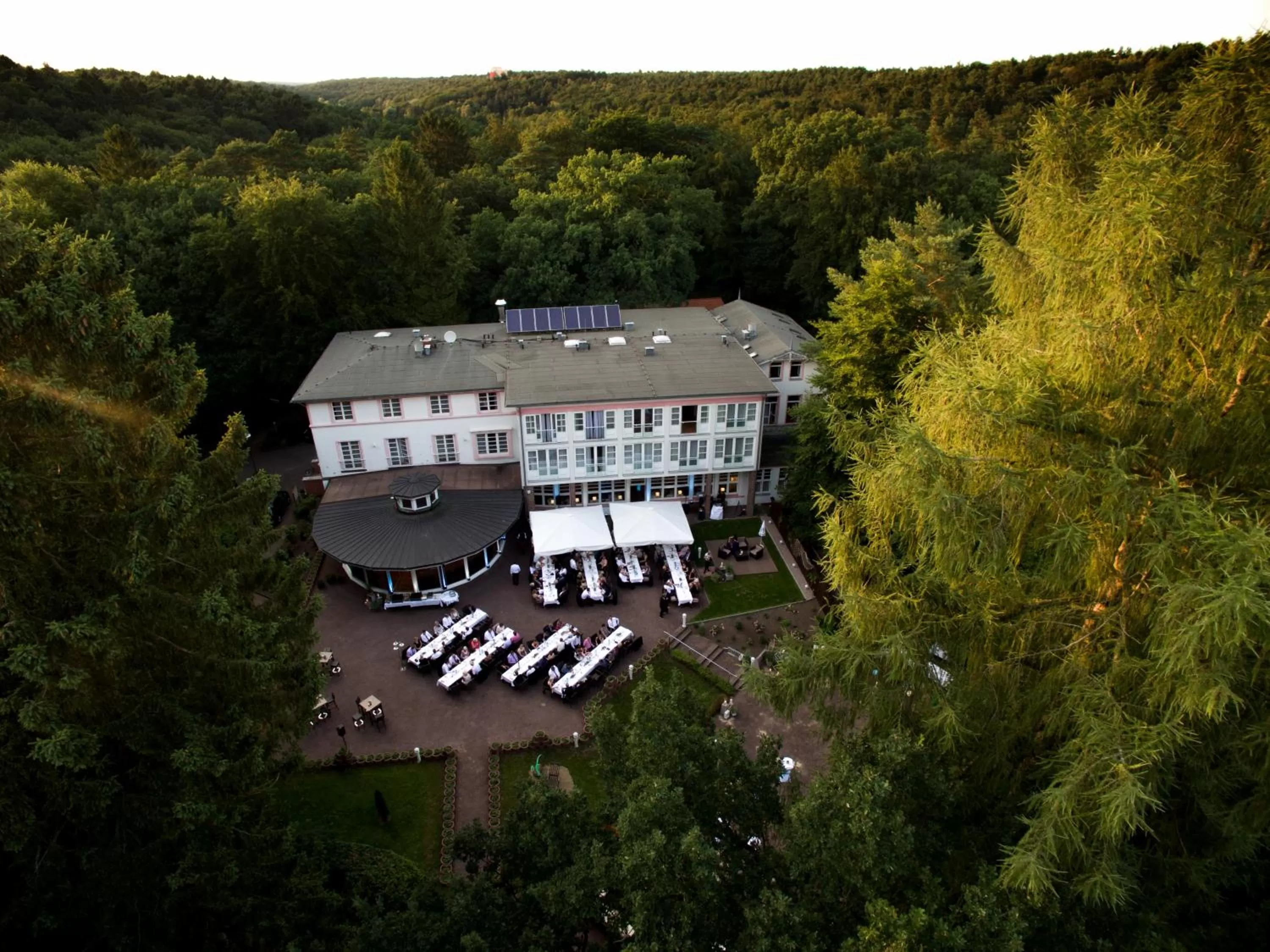 Bird's eye view in Hotel Waldhalle