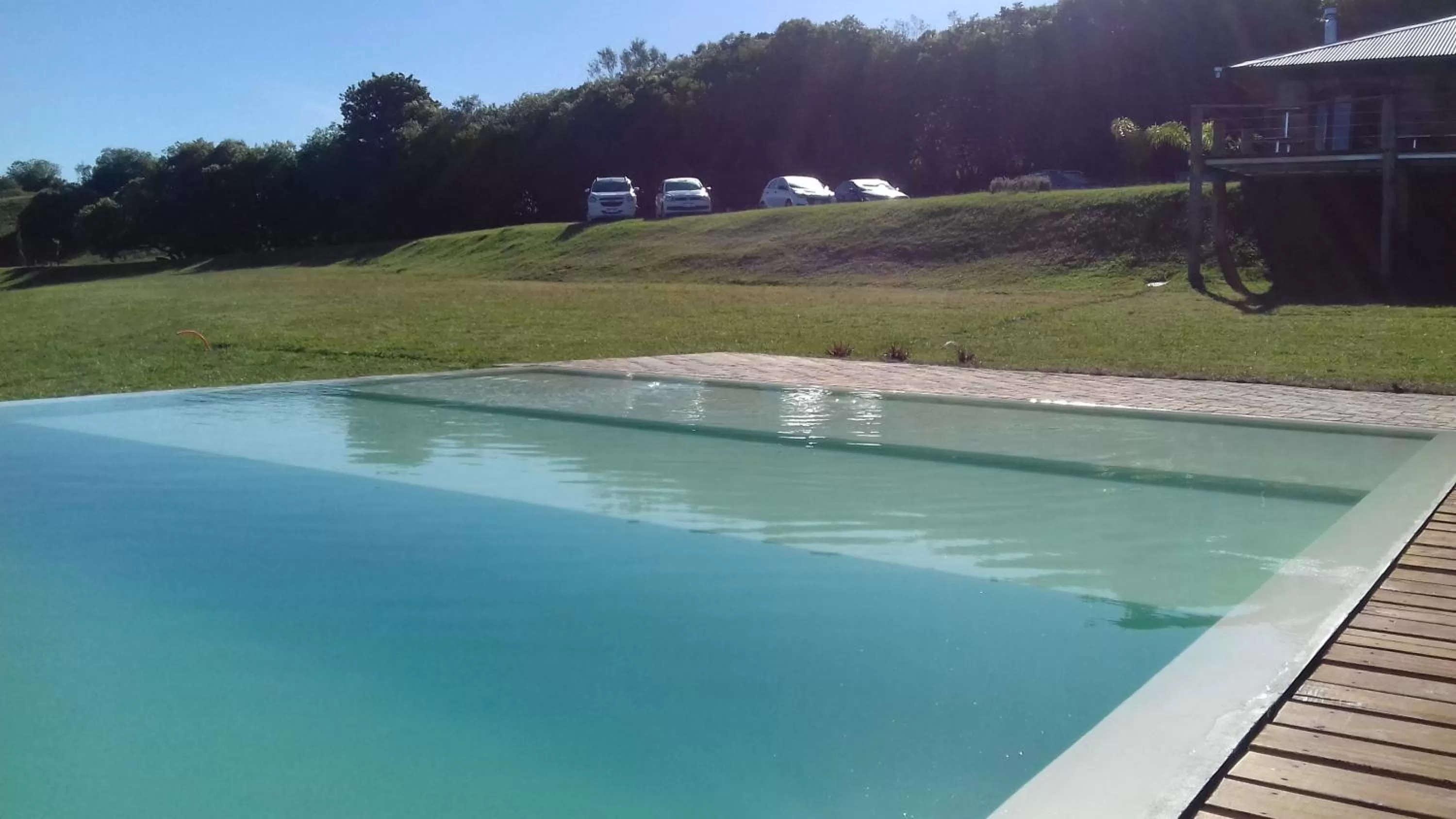 Swimming pool in Hostería La Bordona