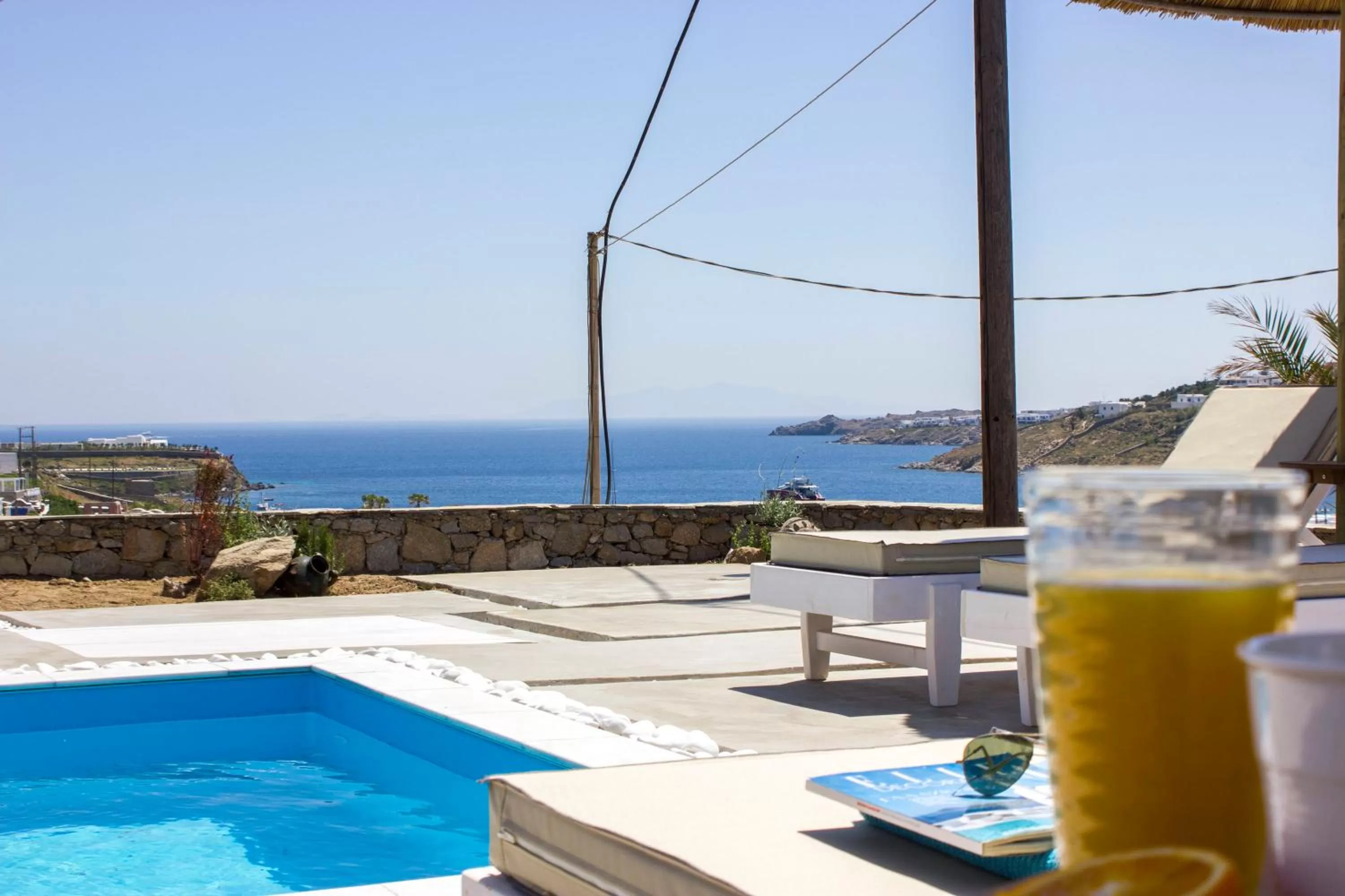 Swimming pool in Amperian Mykonos Suites & Villas