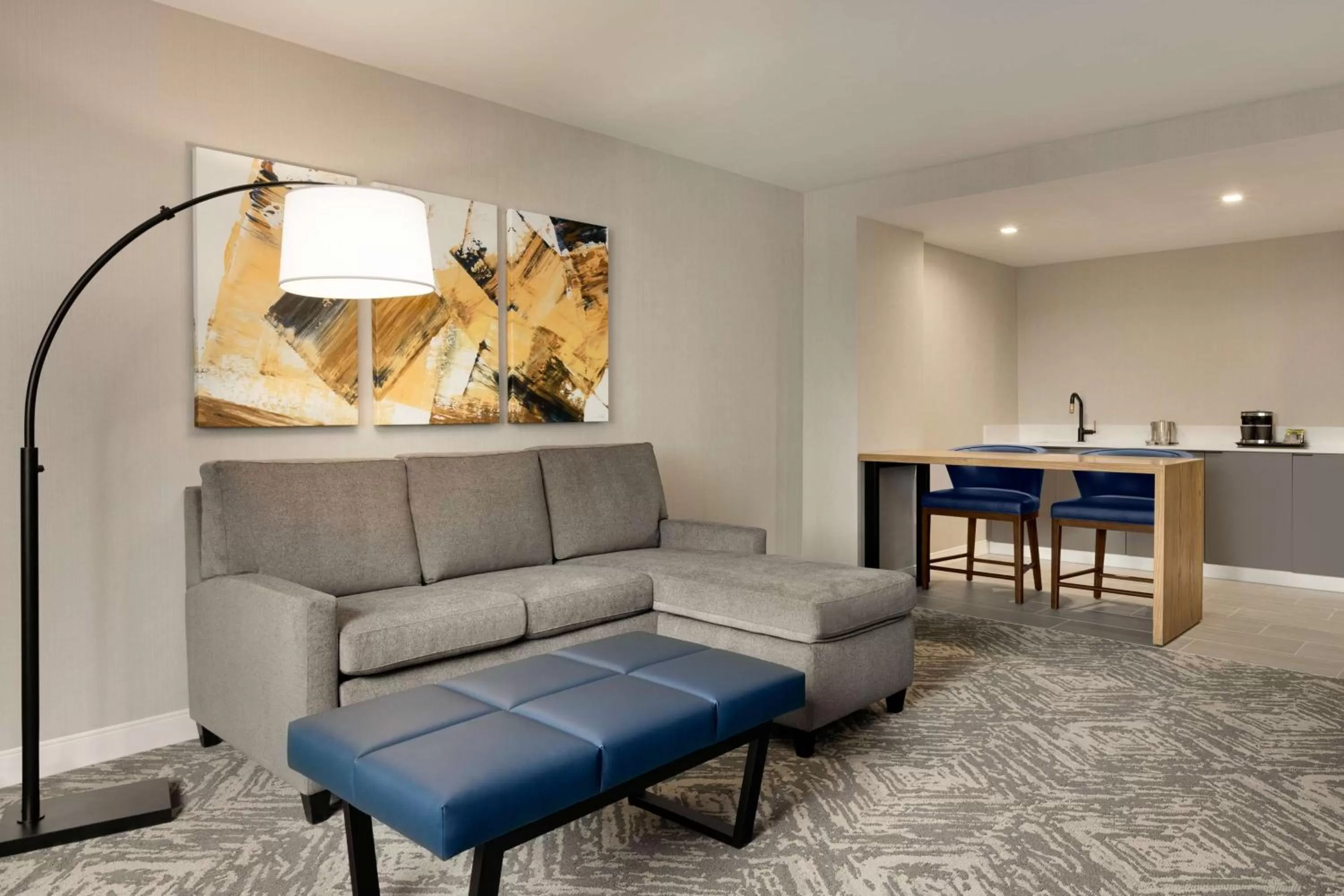 Living room in DoubleTree by Hilton Canton Downtown