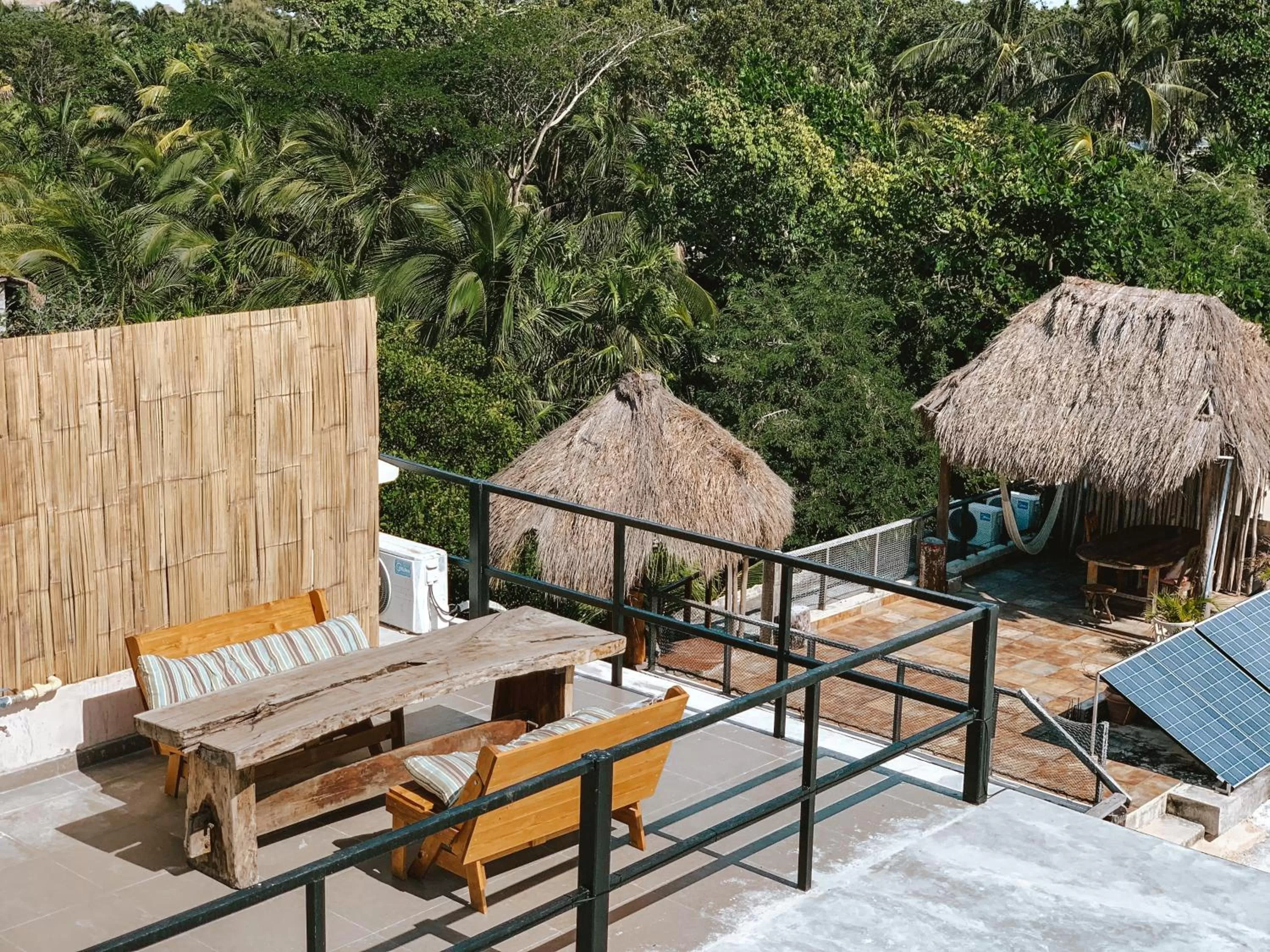 Bird's eye view in Suites Tulum