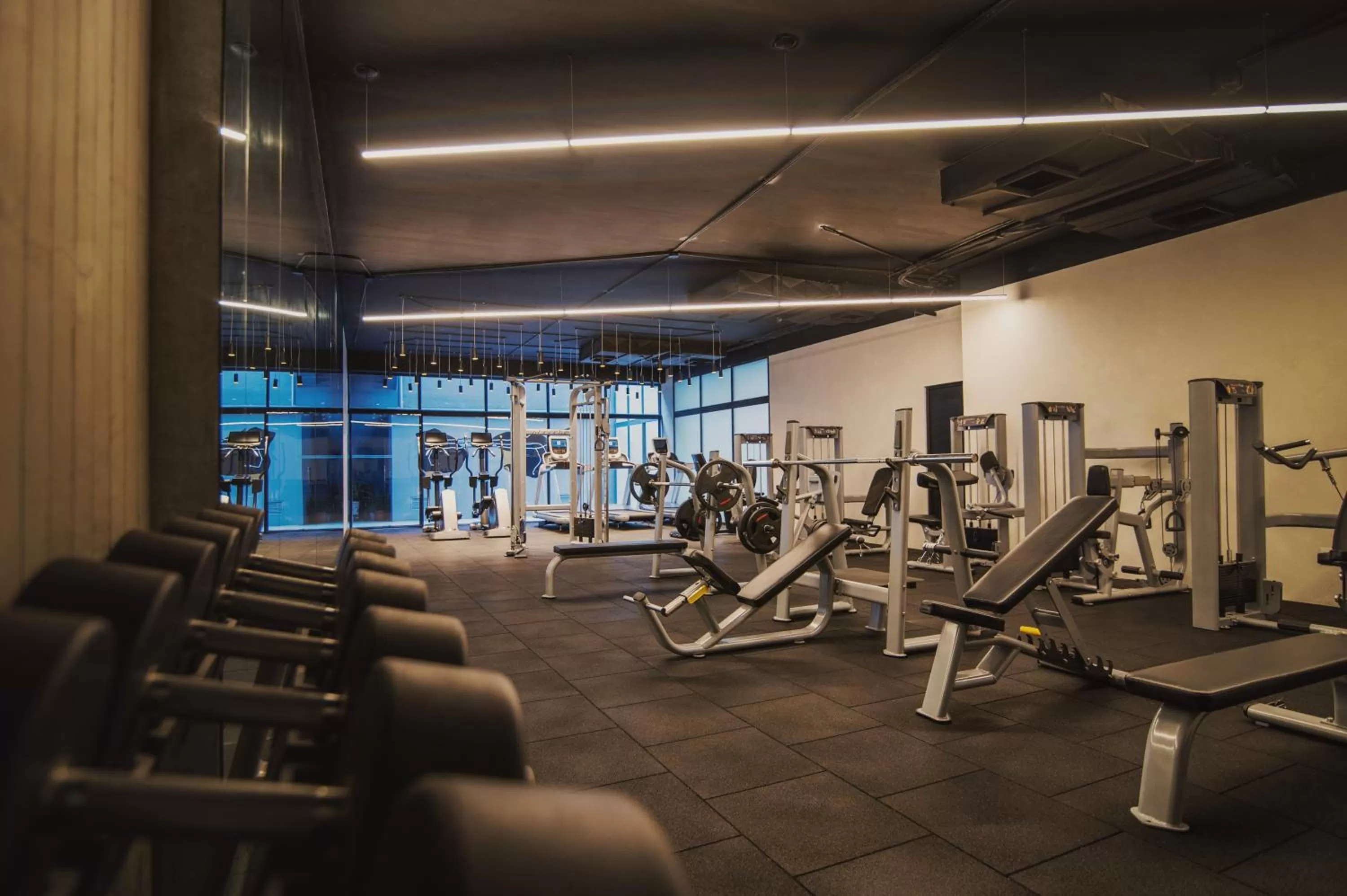 Fitness centre/facilities in Met Hotel