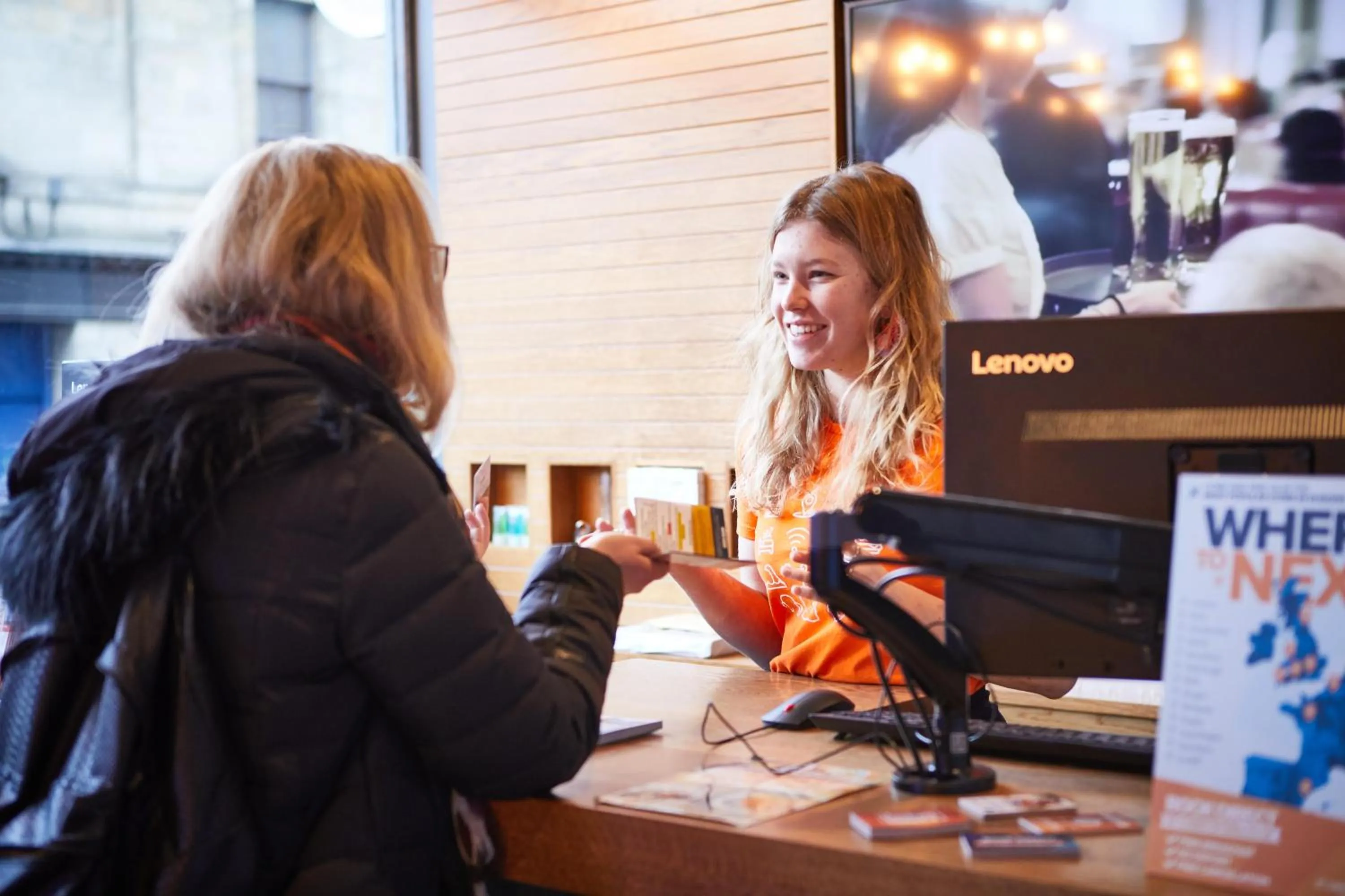 Staff in St Christopher's Inn Edinburgh - Original