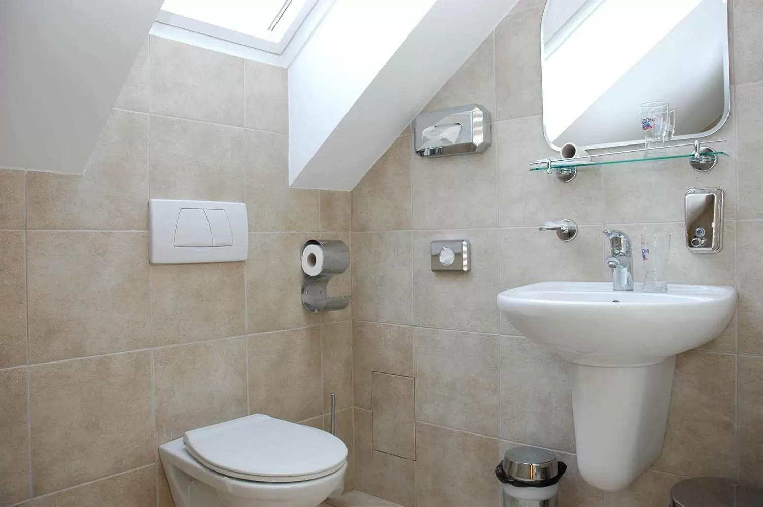 Bathroom in Hotel Restaurant Modrá Hvězda