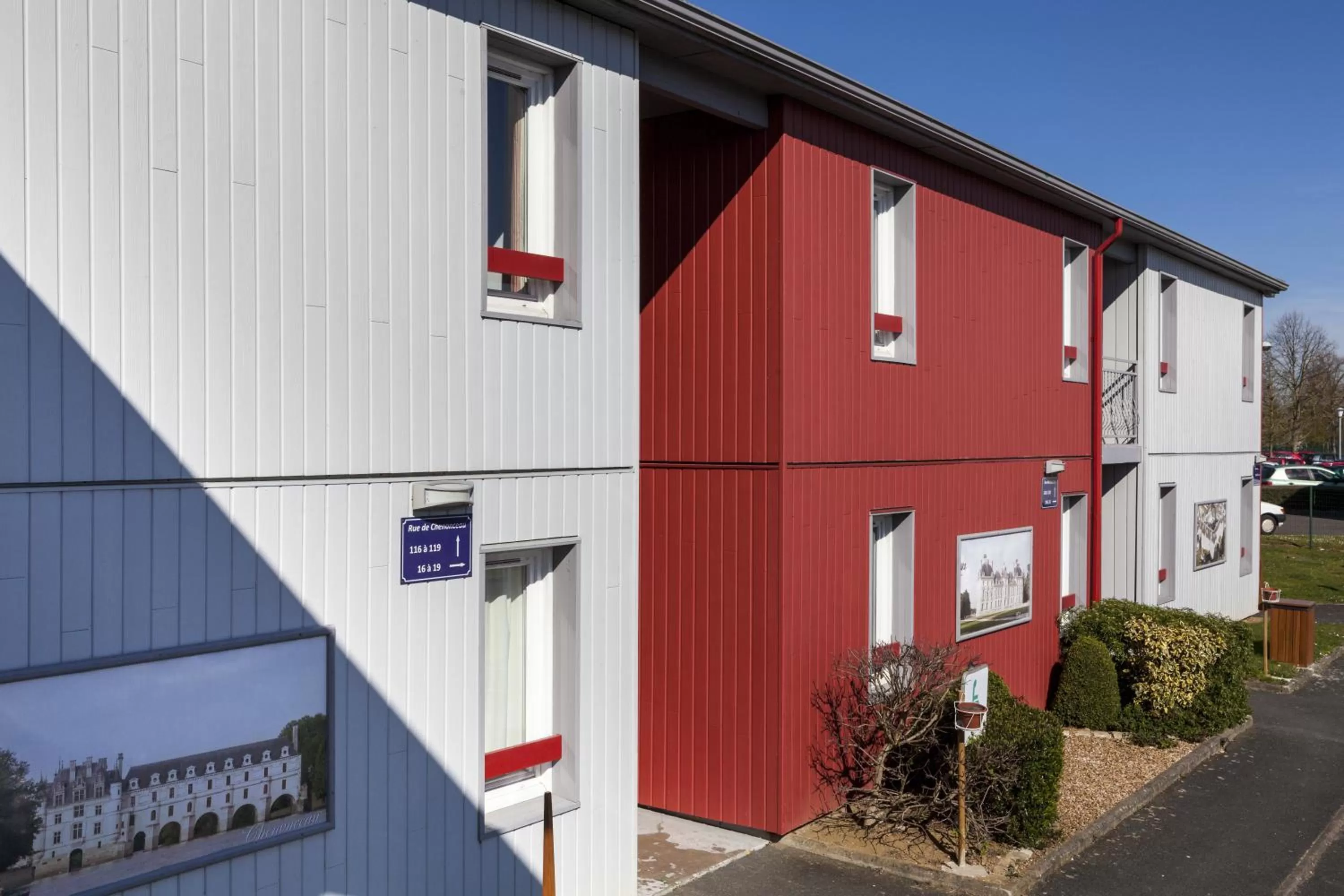 Property building in initial by balladins Blois