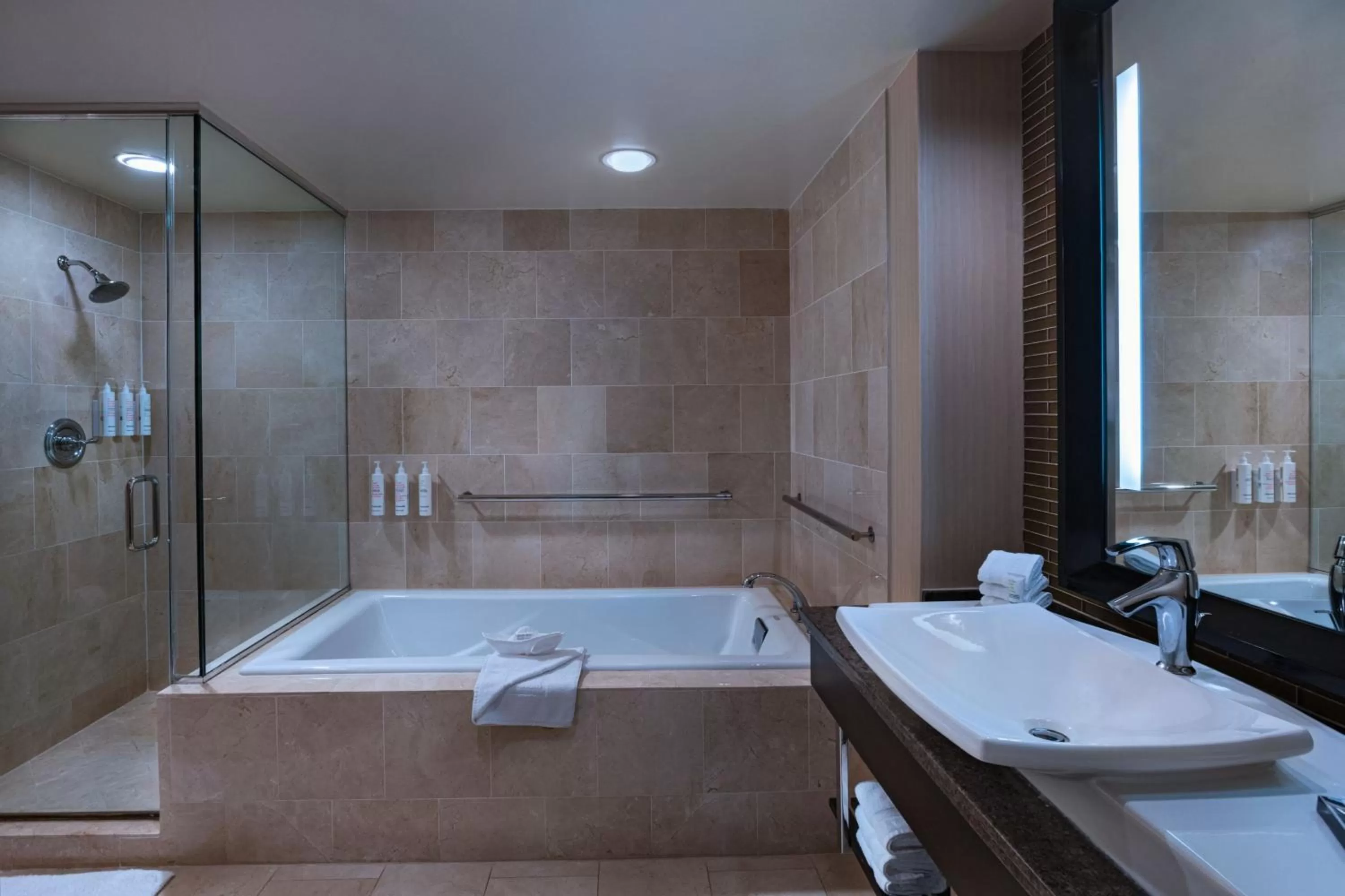 Bathroom in The Woodlands Waterway Marriott Hotel and Convention Center