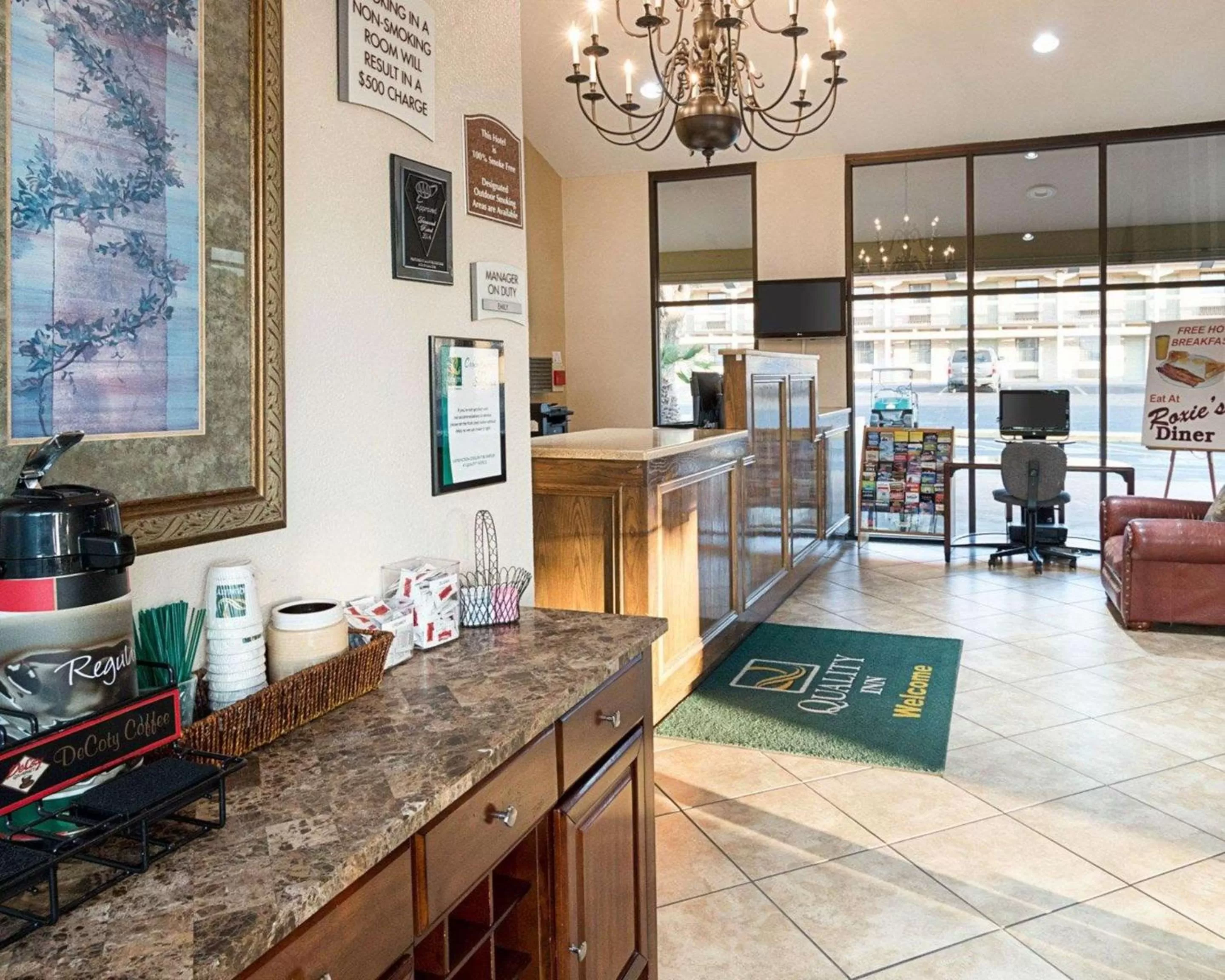 Lobby or reception in Quality Inn San Angelo