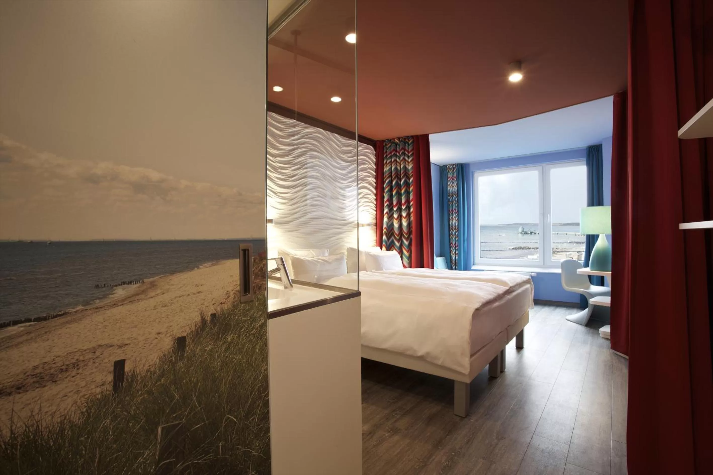 Bedroom, Bed in aja Grömitz