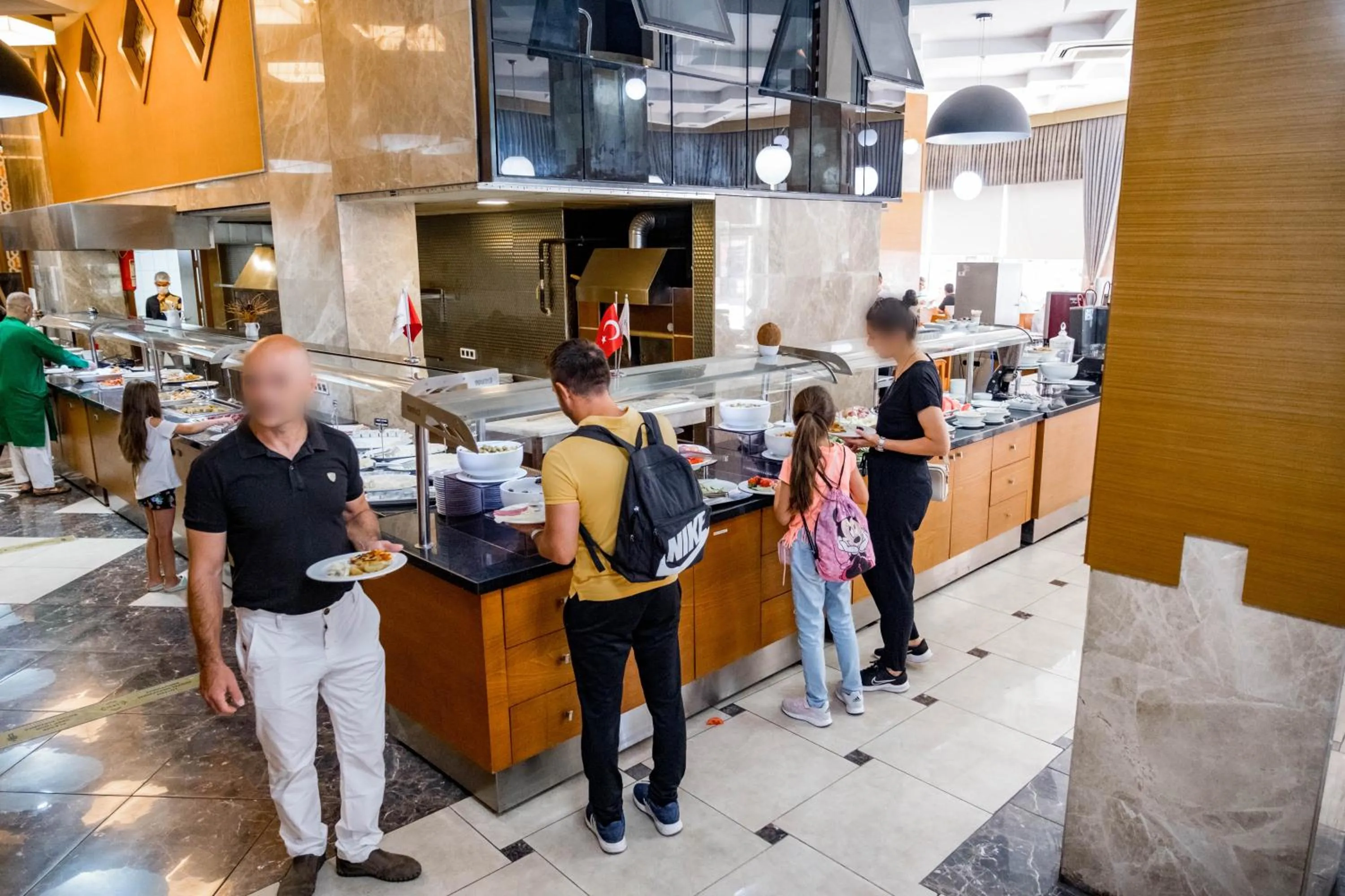 group of guests in Selçuk Hotel