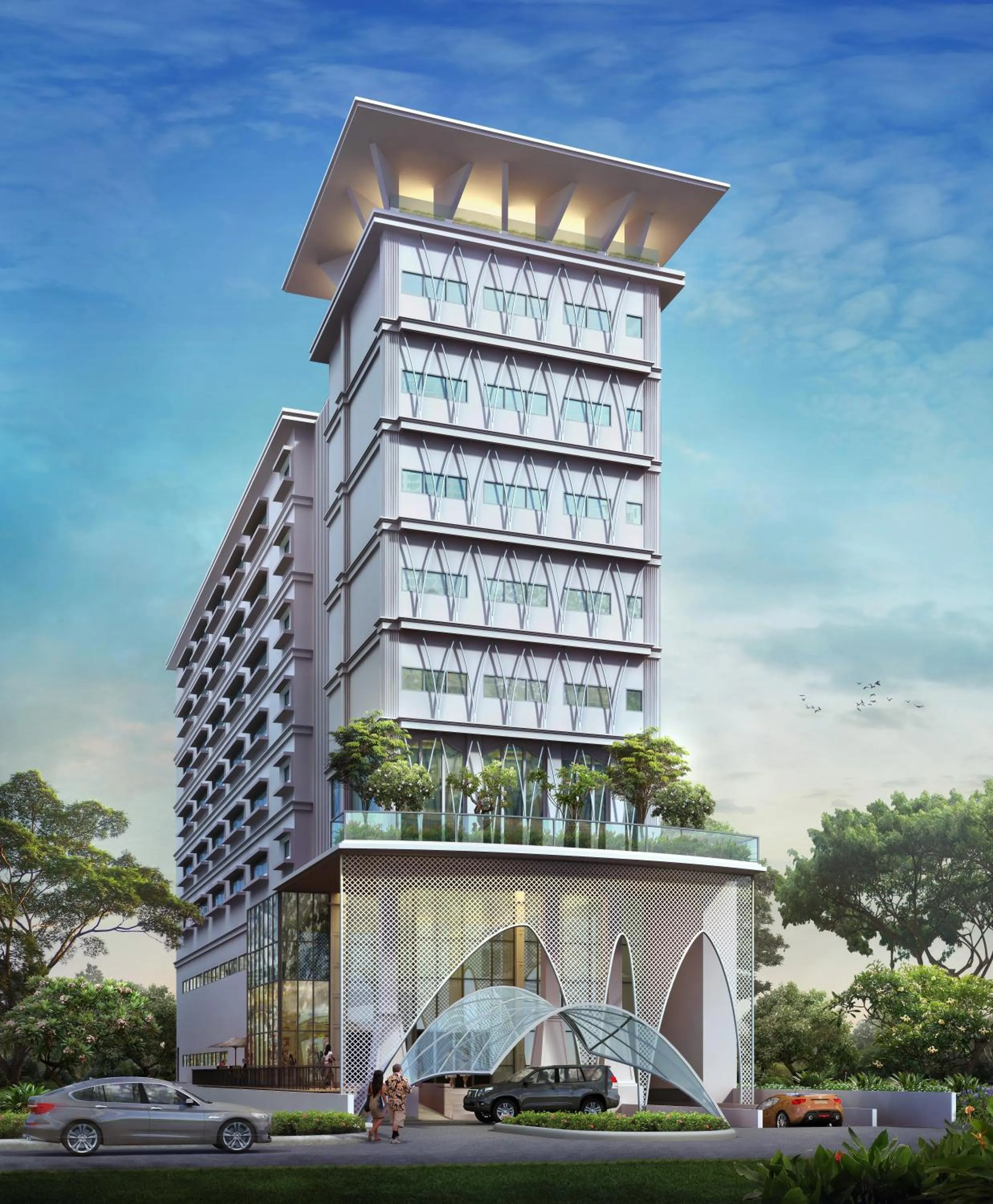 Property building in La Lisa Hotel Surabaya