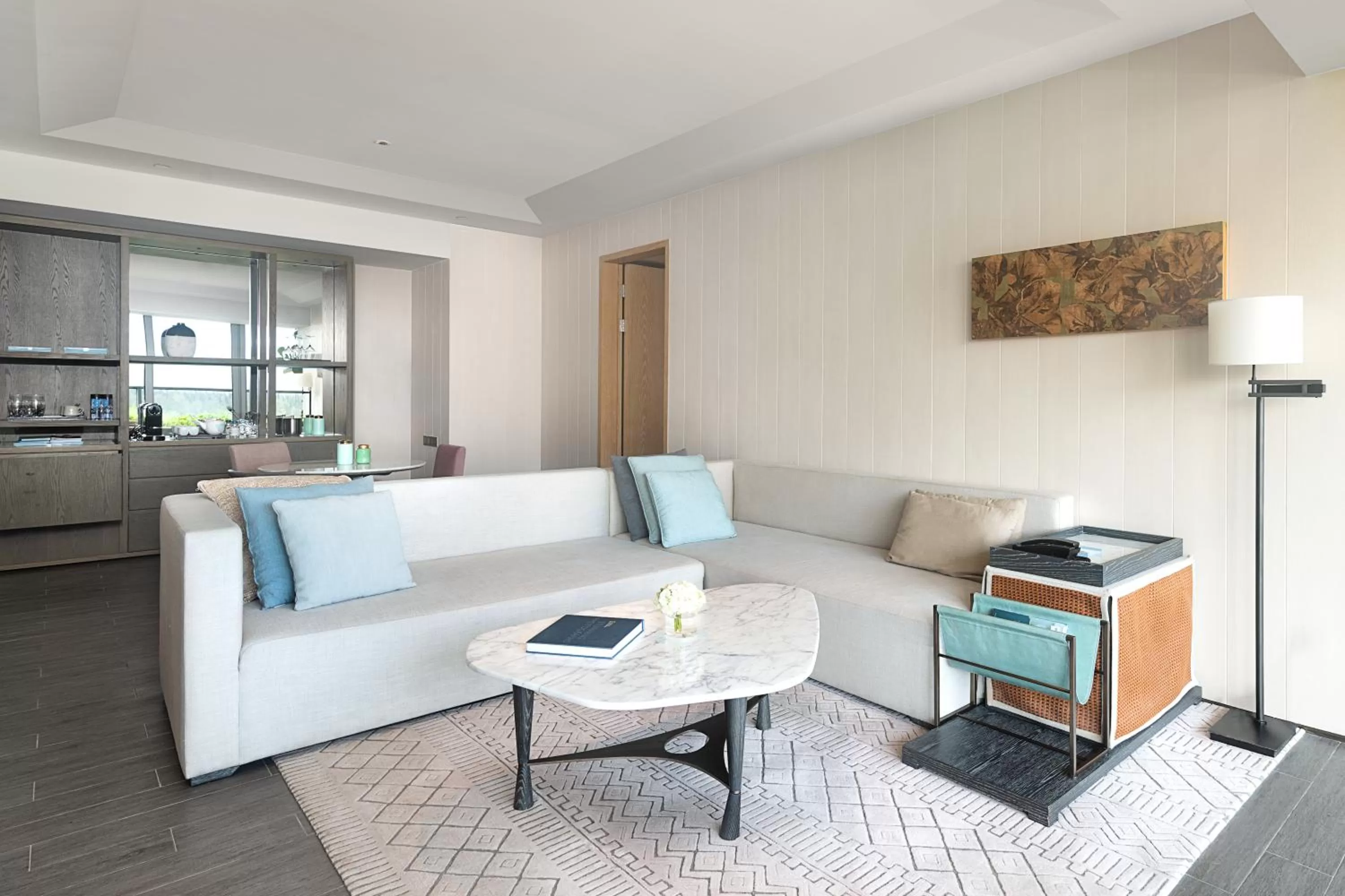 Living room in Rosewood Sanya