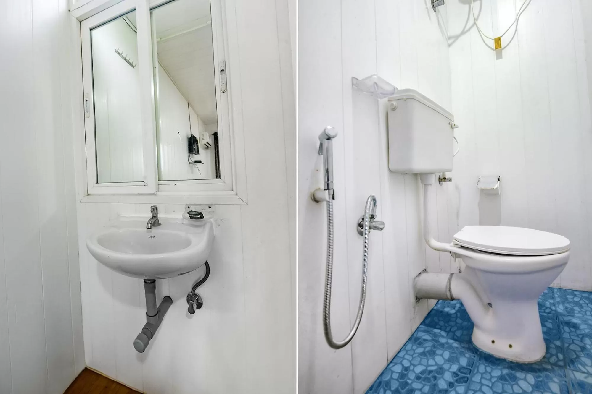 Bathroom in FabExpress Vincy Place, Mandrem Beach