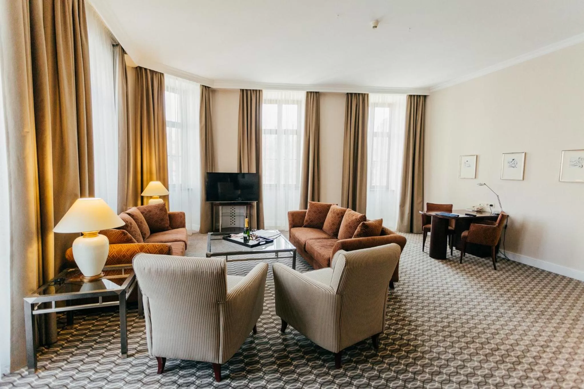 Living room in Radisson Blu Carlton Hotel, Bratislava