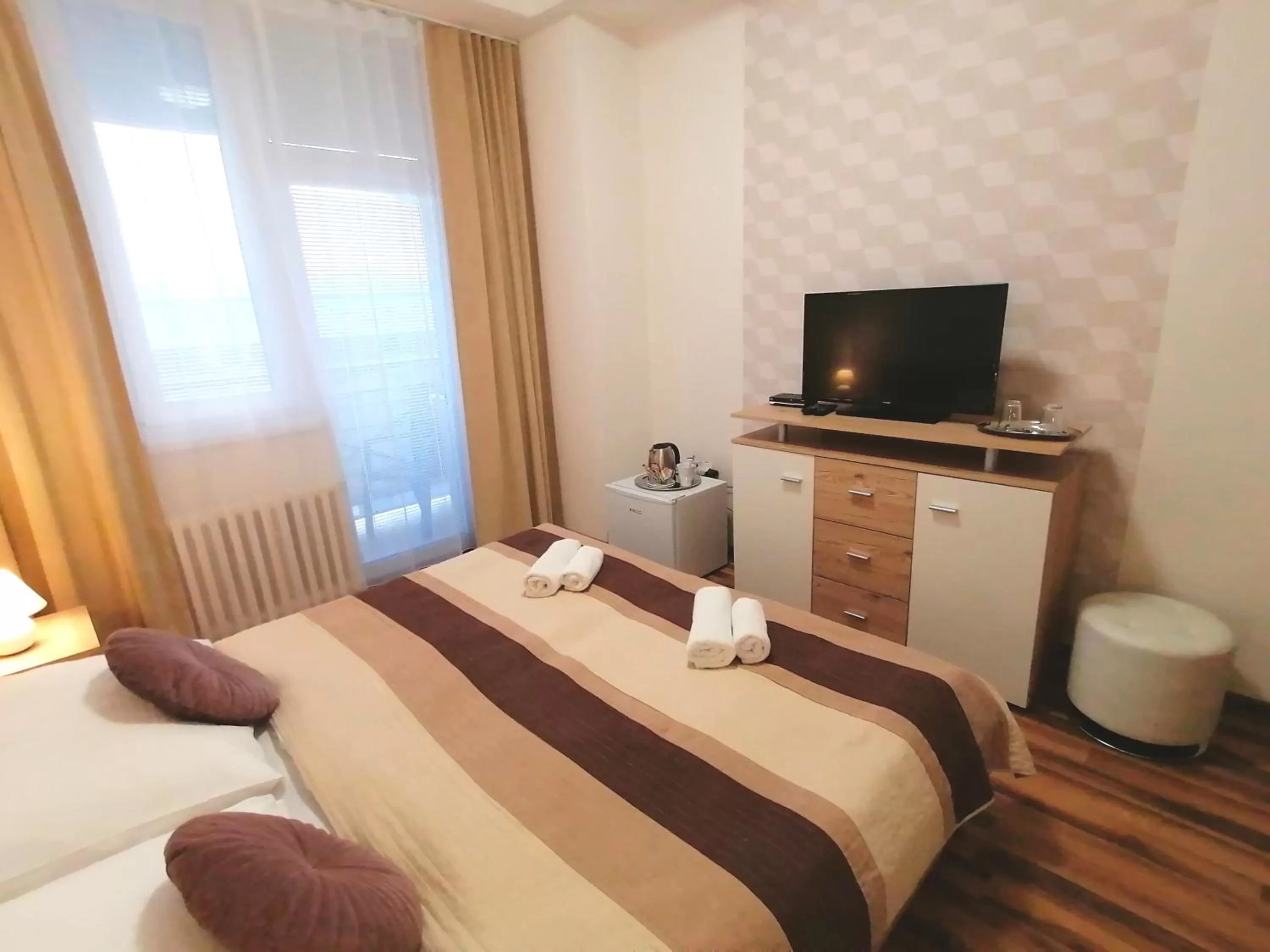 Decorative detail, Bed in Agro Complex Apartments