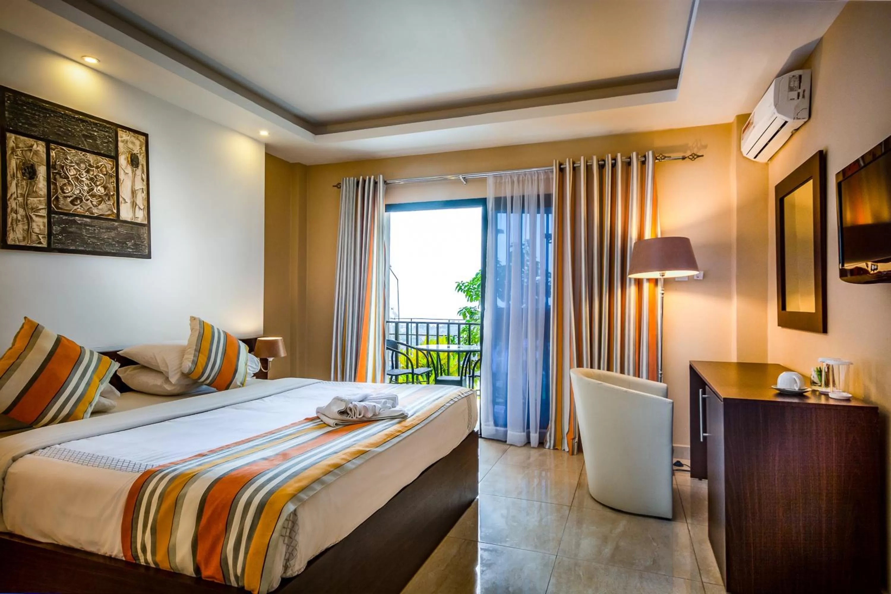 Bedroom, Bed in The Country Lodge Hotel