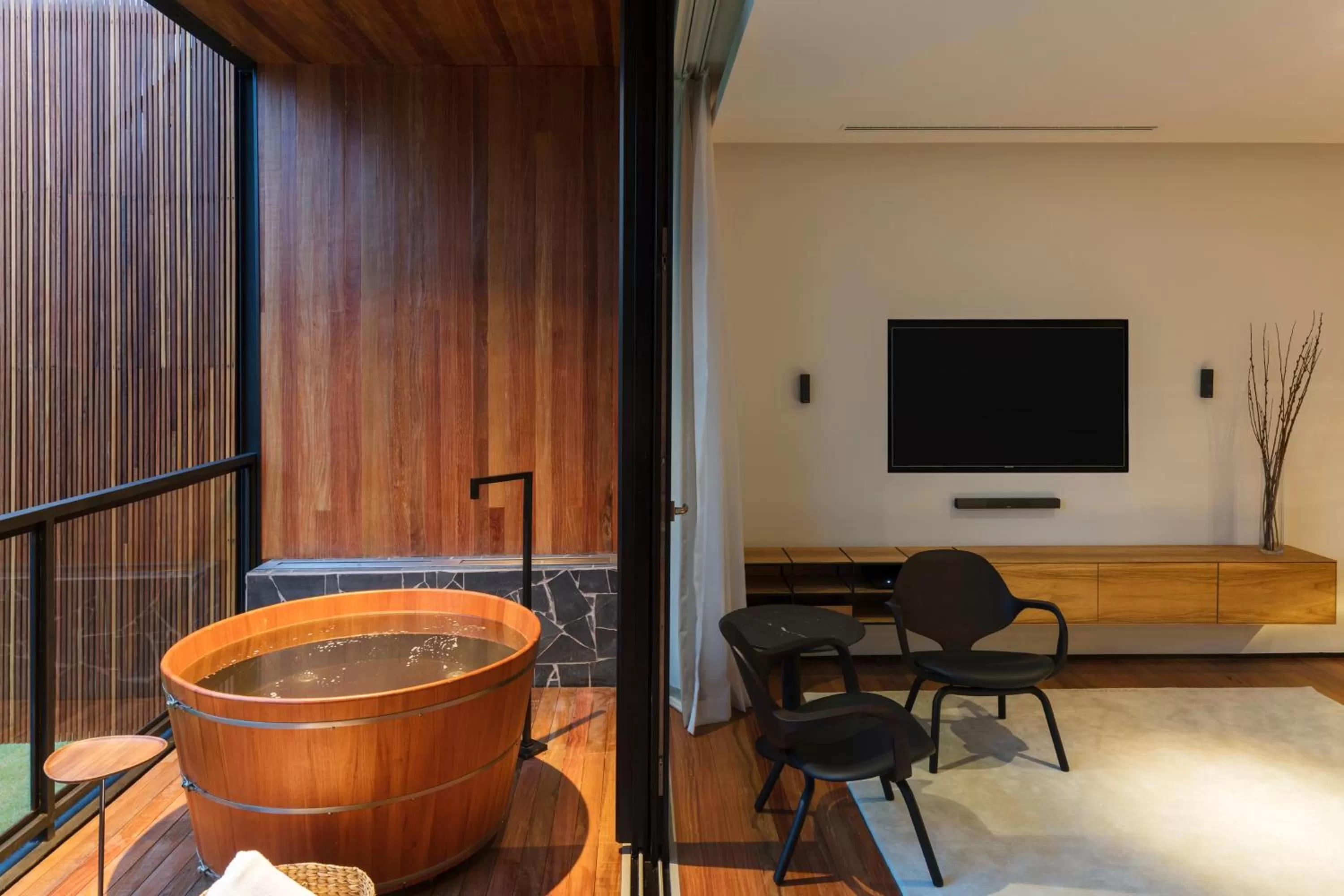 TV/Entertainment Center in Felissimo Exclusive Hotel