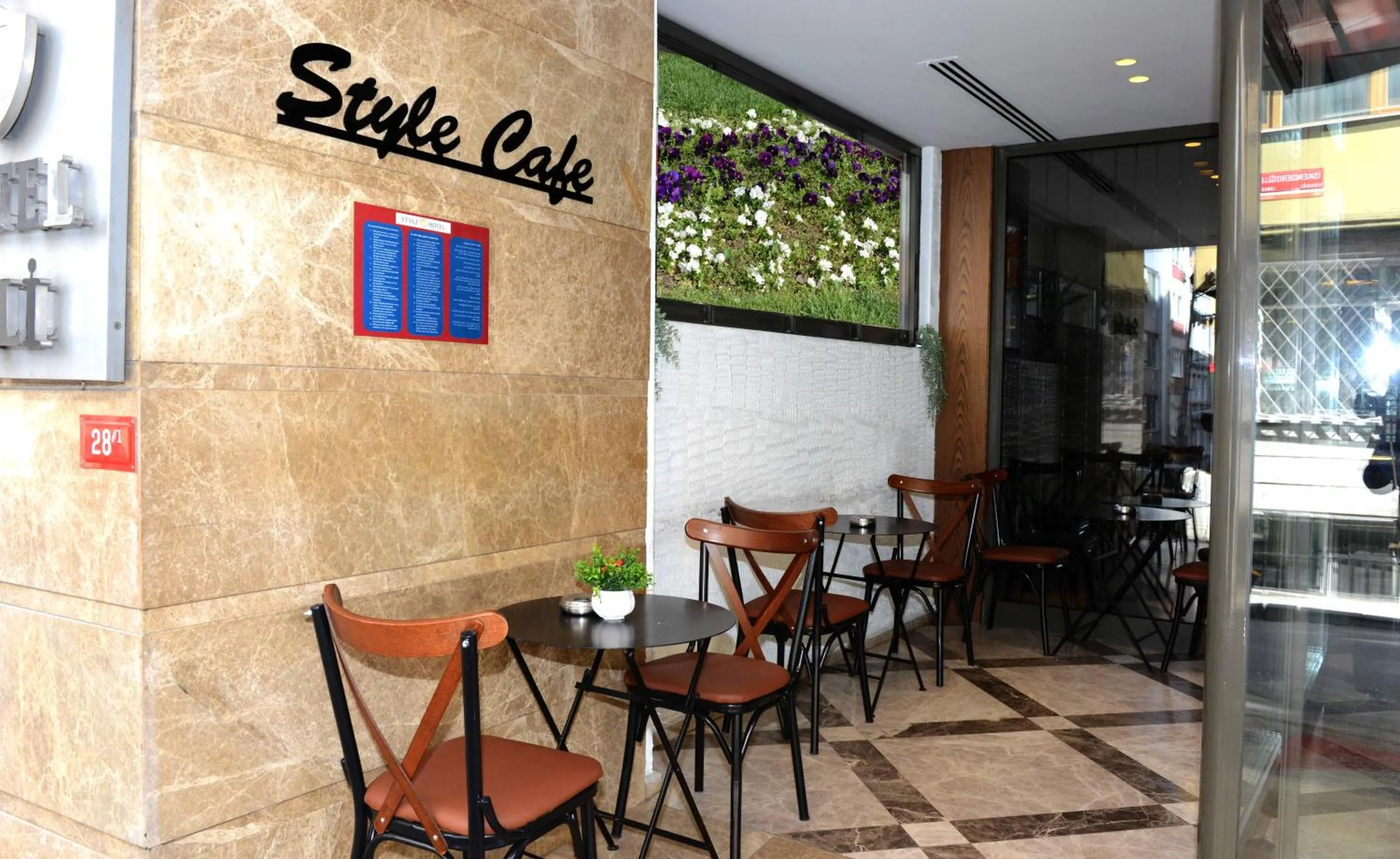 Seating area in Style Hotel Sisli