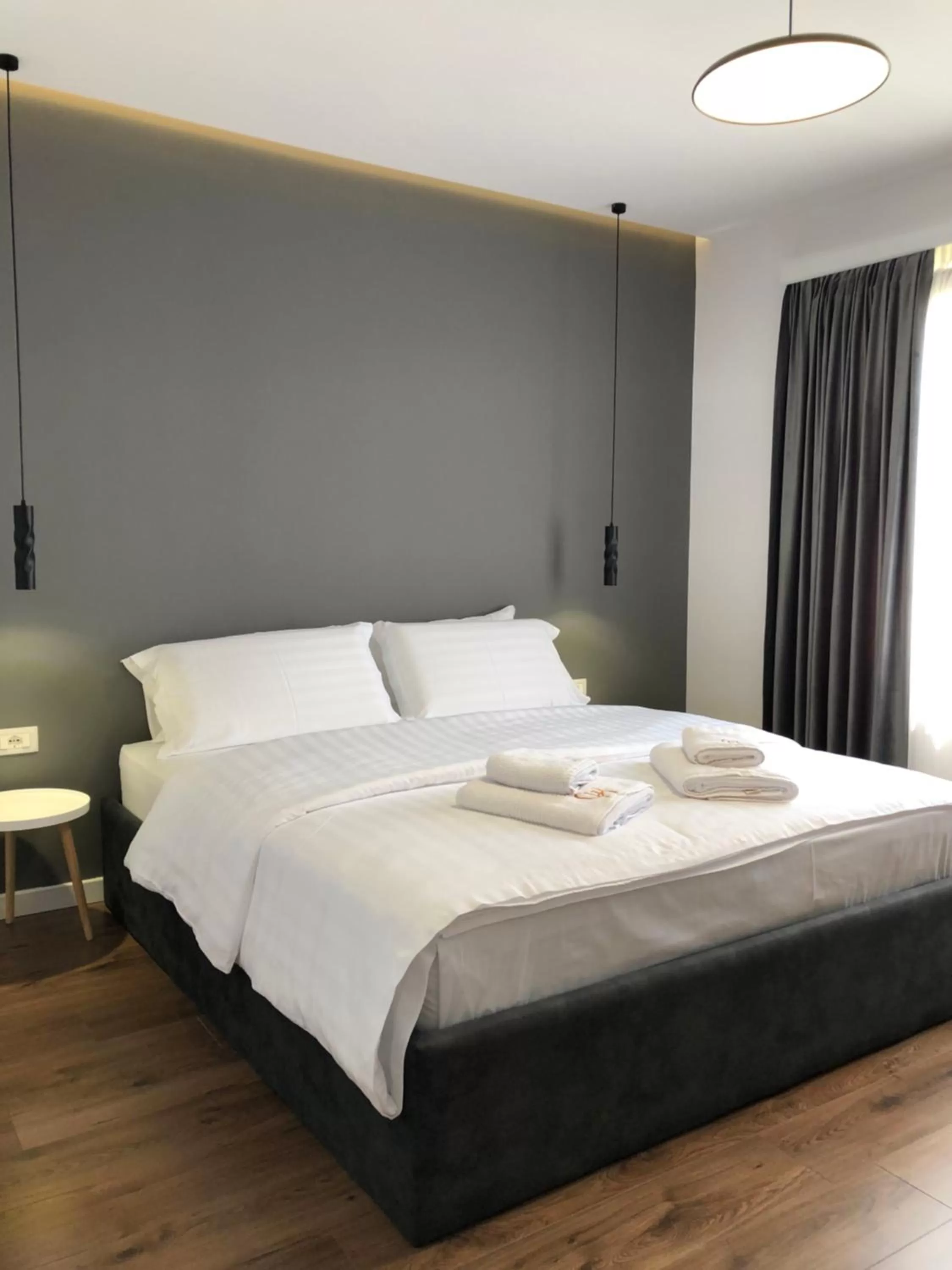 Bed in Grand Hotel Pogradec