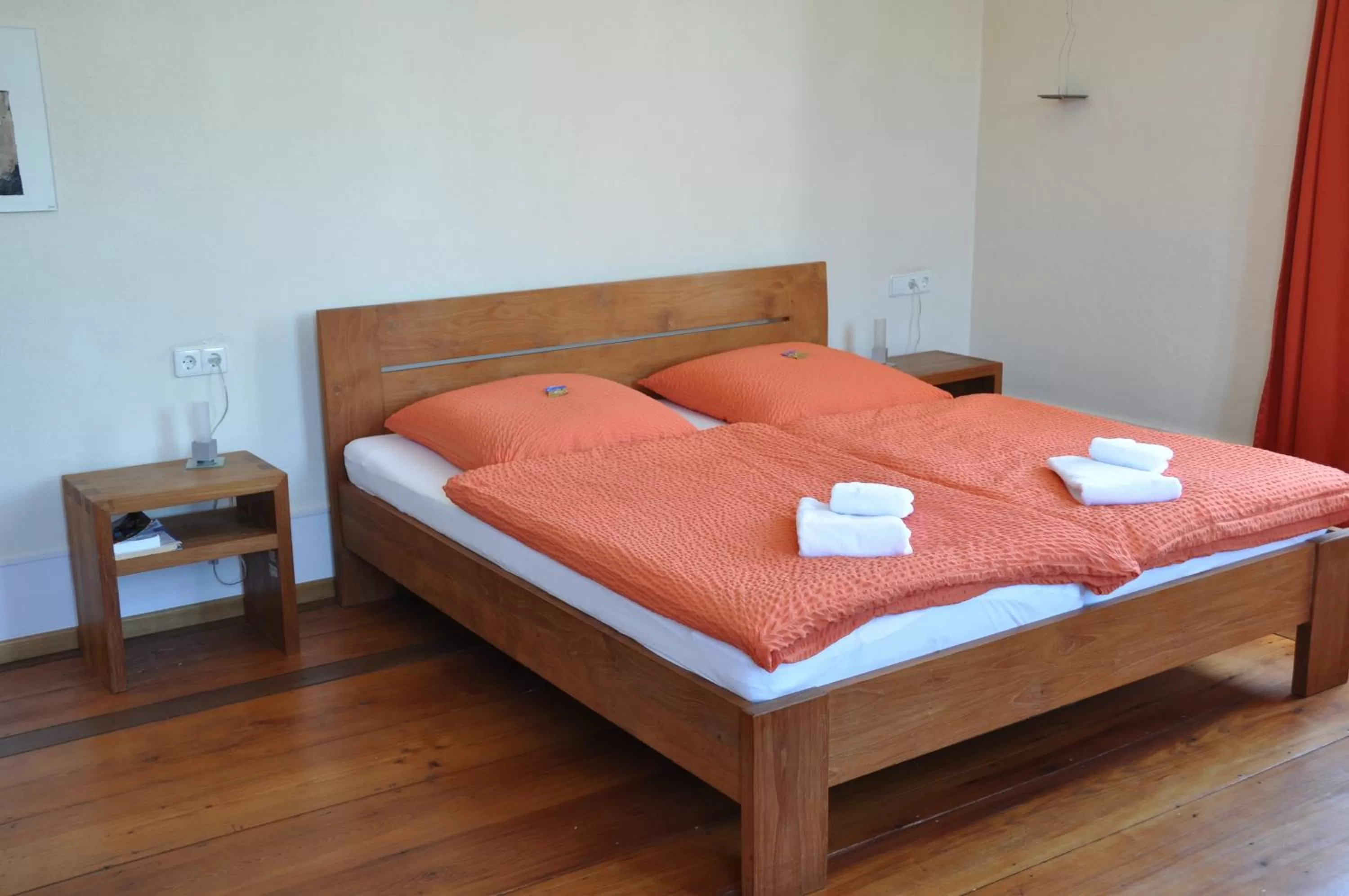 Photo of the whole room, Bed in Gästehaus stuttgART36