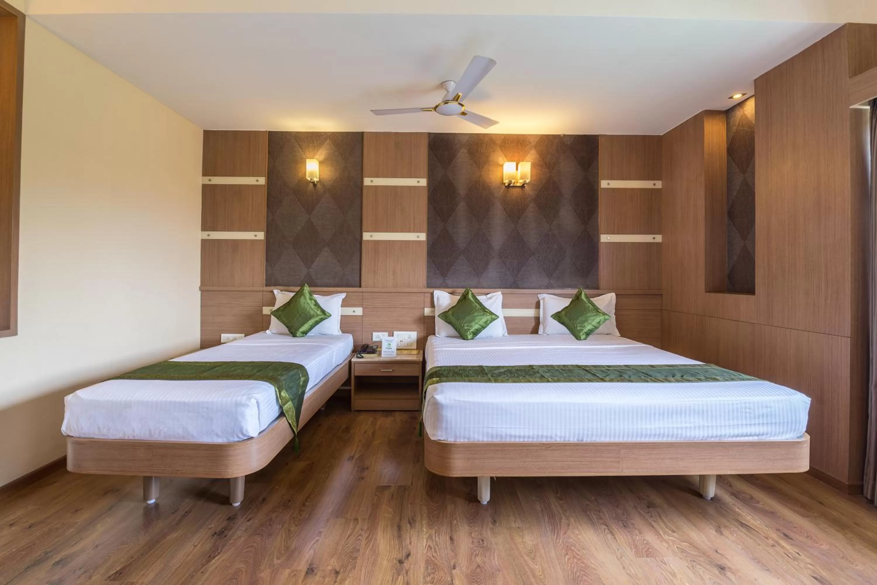 Bedroom, Bed in Treebo ESS Grande