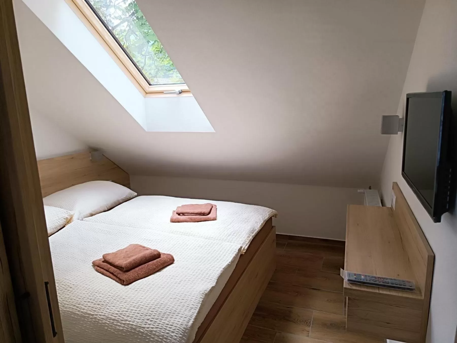 Bed in Hotel U Kociana