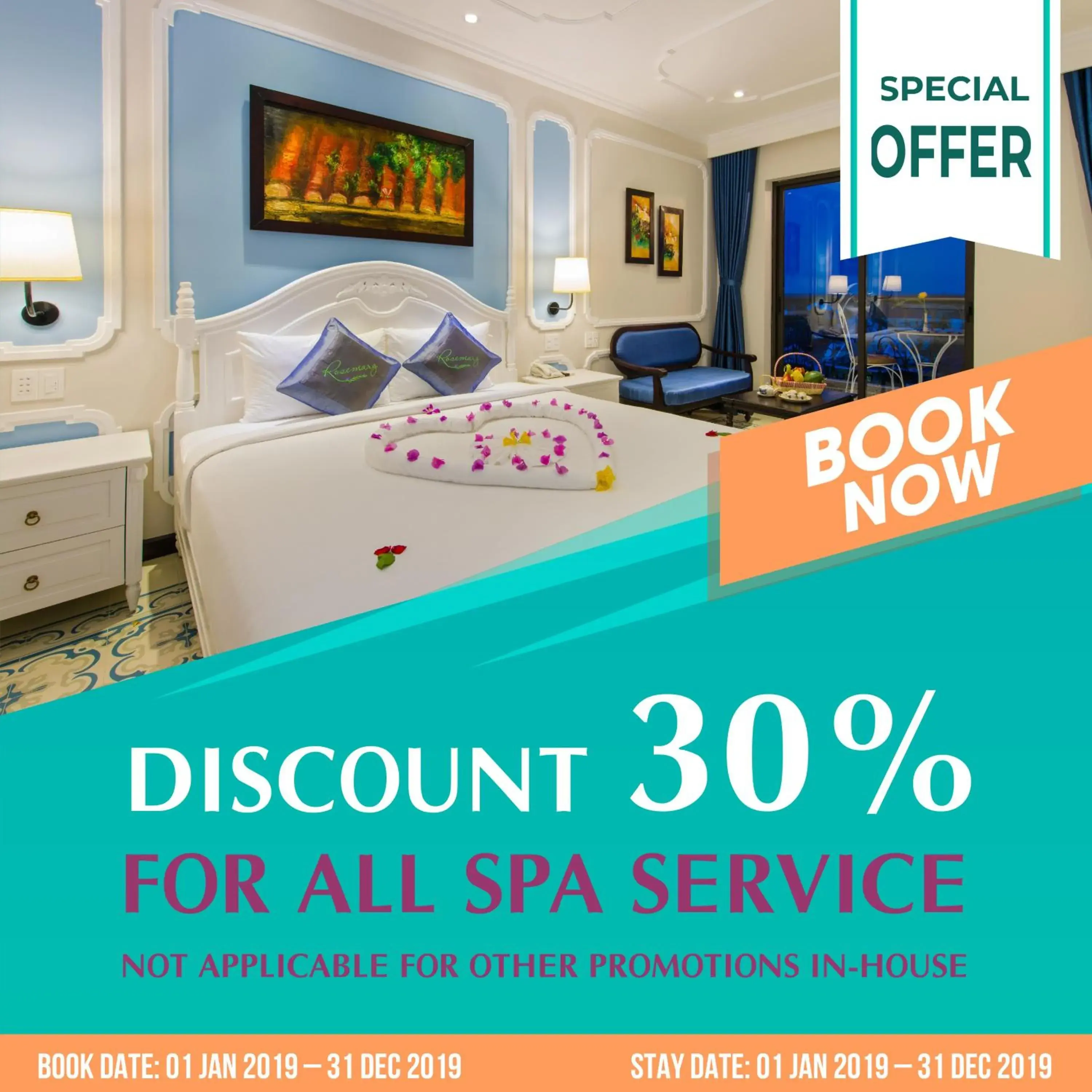 King Suite with Balcony and Pool View in Hoi An Rosemary Boutique Hotel & Spa King Suite with Balcony and Pool View in Hoi An Rosemary Boutique Hotel & Spa