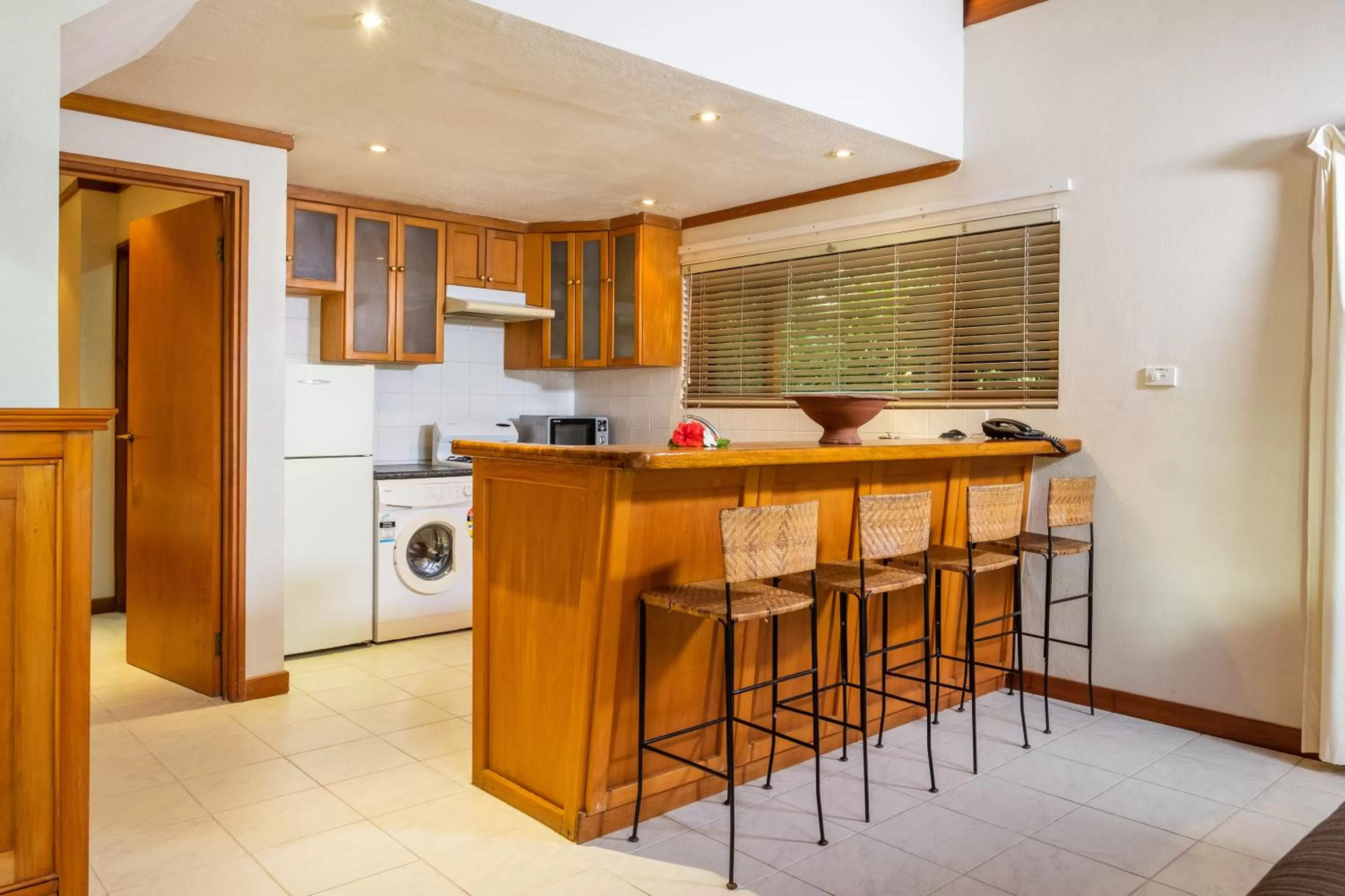 Kitchen or kitchenette in First Landing Beach Resort & Villas